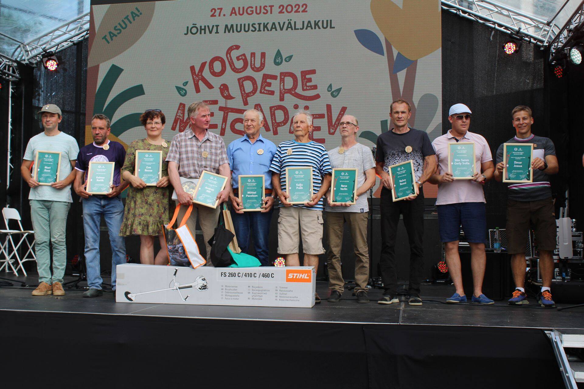 Parimaid metsamajandajaid tunnustati eelmisel aastal Jõhvis.