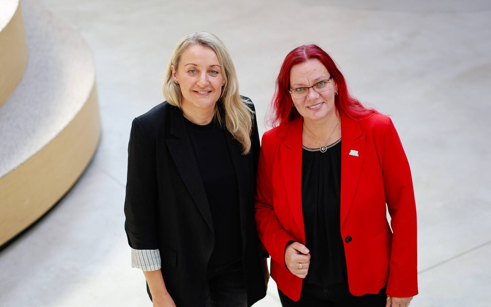 Globaalne värbamisjuht Renita Käsper ja Personaliuudiste juht Helen Roots.