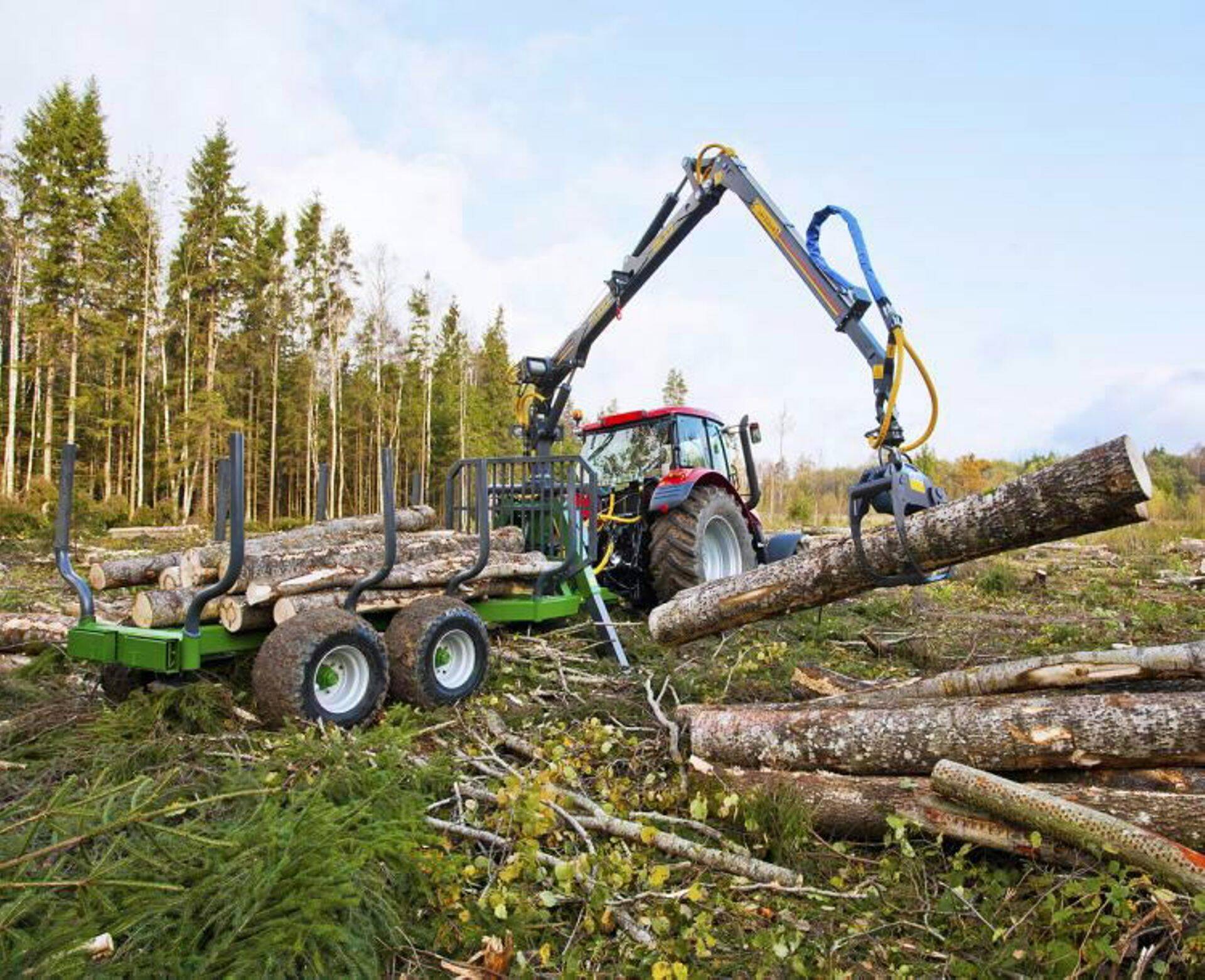 FARMA metsaveohaagis FARMA T9 laadurkraanaga