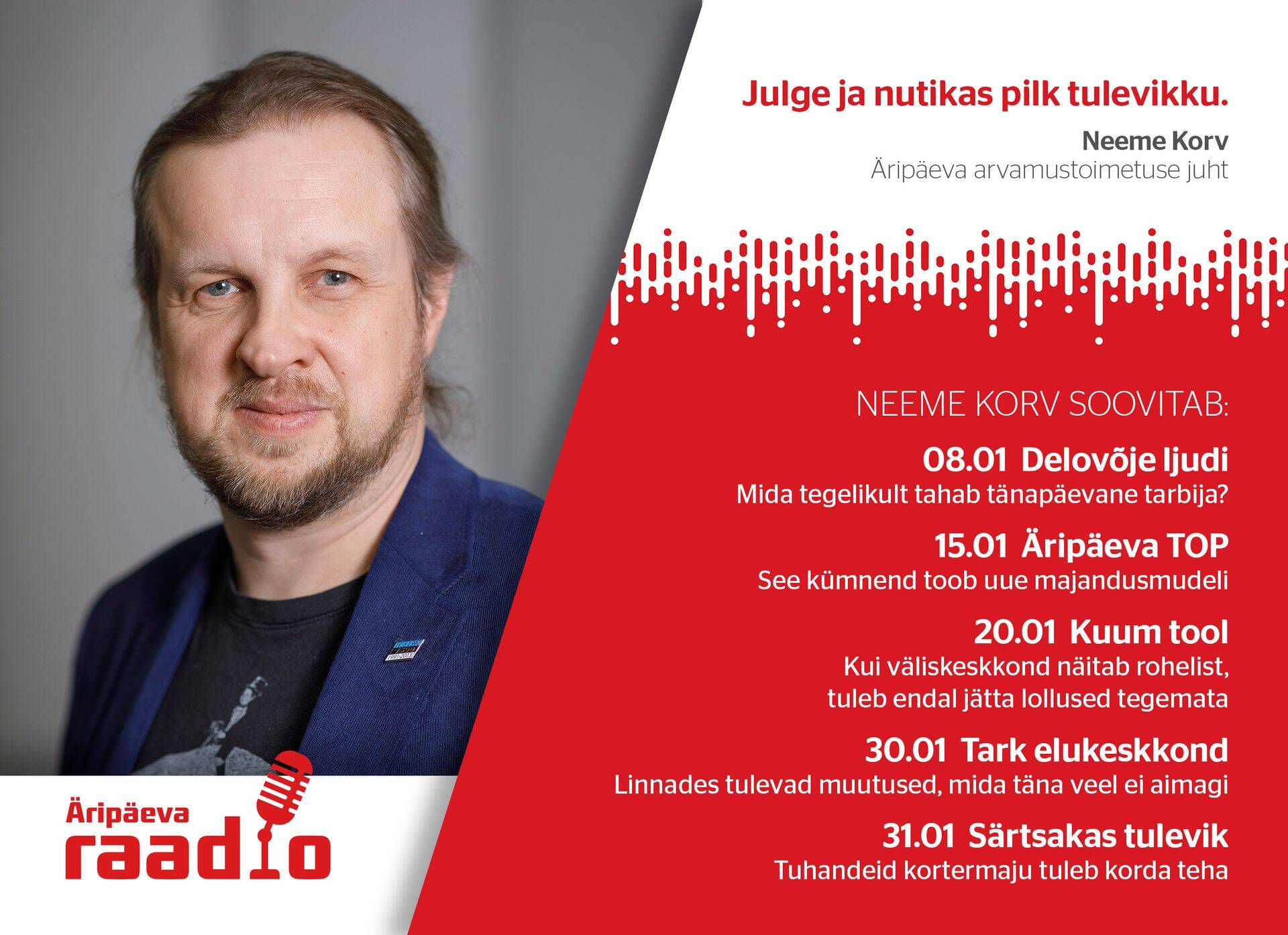 Äripäeva arvamustoimetuse juhi Neeme Korvi soovitused.