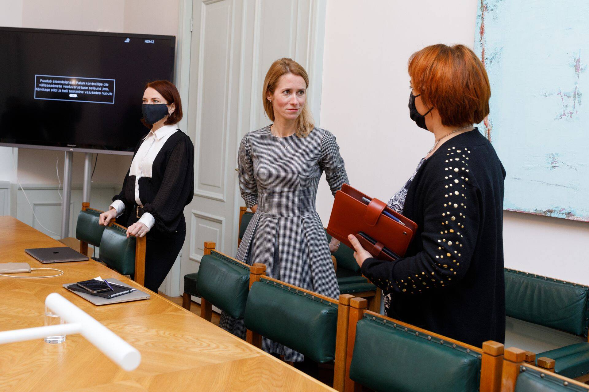 Reformierakonna ja Keskerakonna koalitsioonikõnelused Riigikogus.