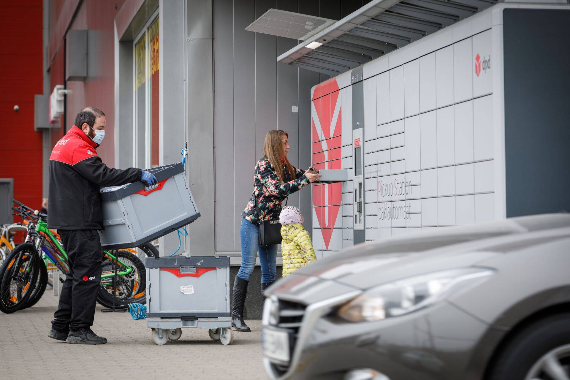 DPD pakiautomaat.