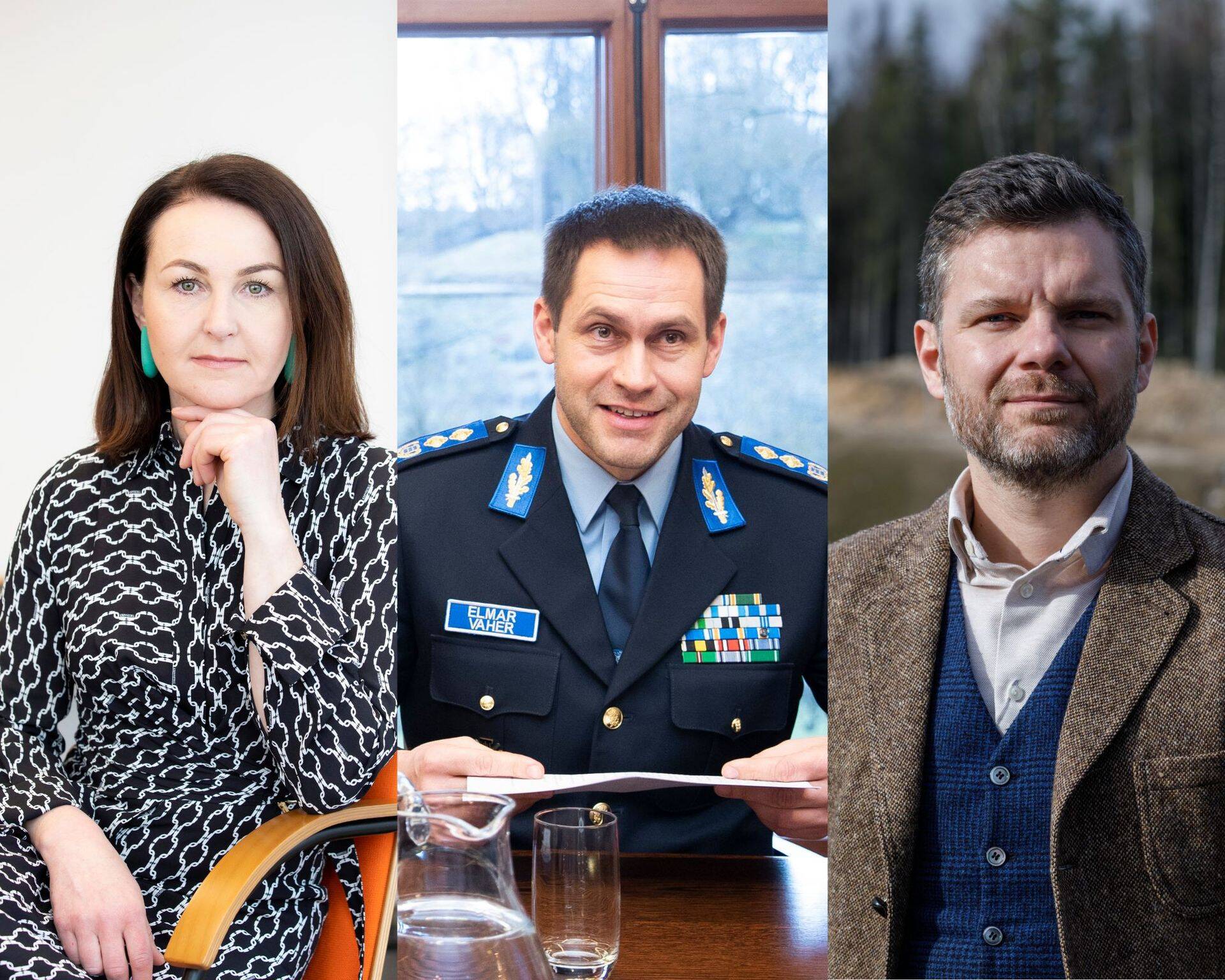 Fotol vasakult: Kristi Lomp, Elmar Vaher ja Veiko Veskimäe.