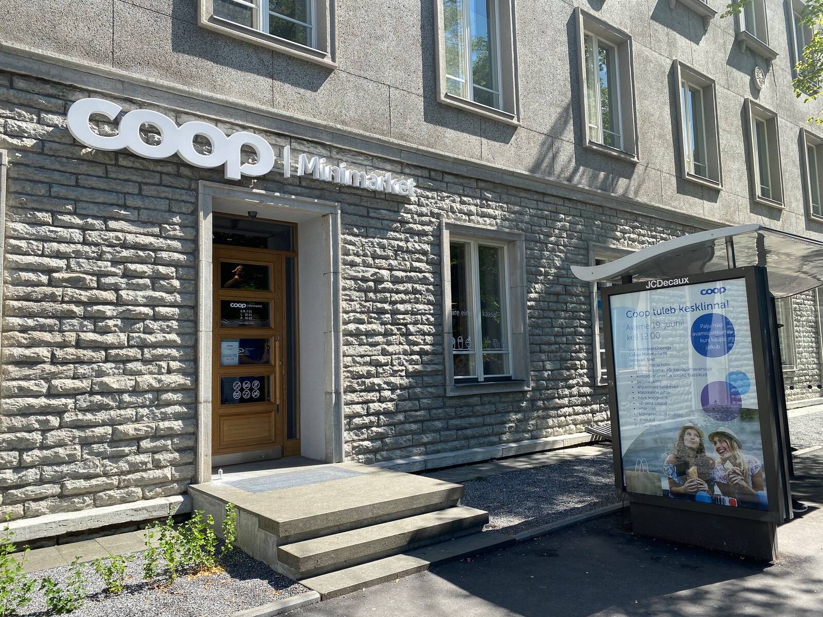 Coopi uus pood Tallinna kesklinnas.