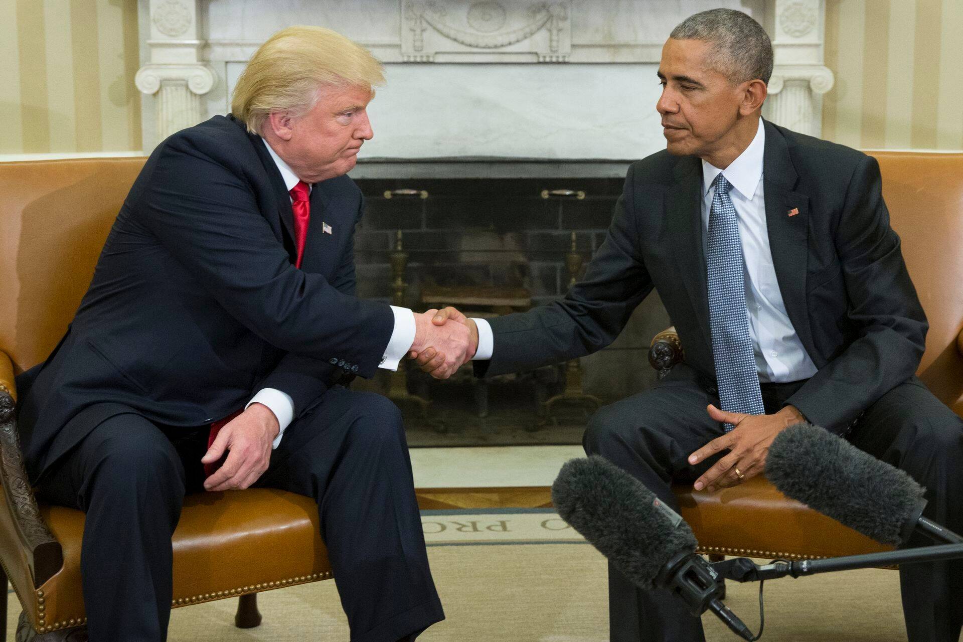 President Barack Obama kohtus eile Valges Majas tulevase presidendi Donald Trumpiga.