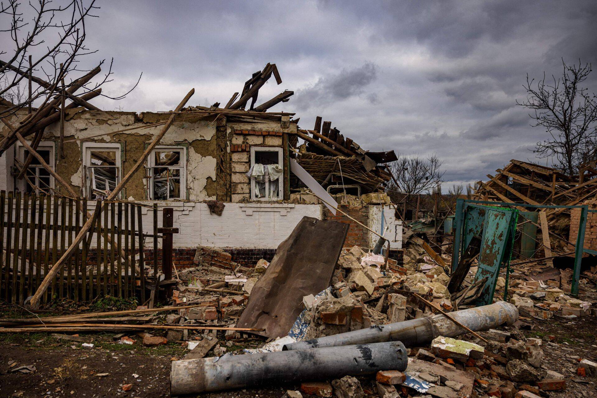 Россия выпустила две ракеты в районе города Купянск (фото города от 3 ноября).