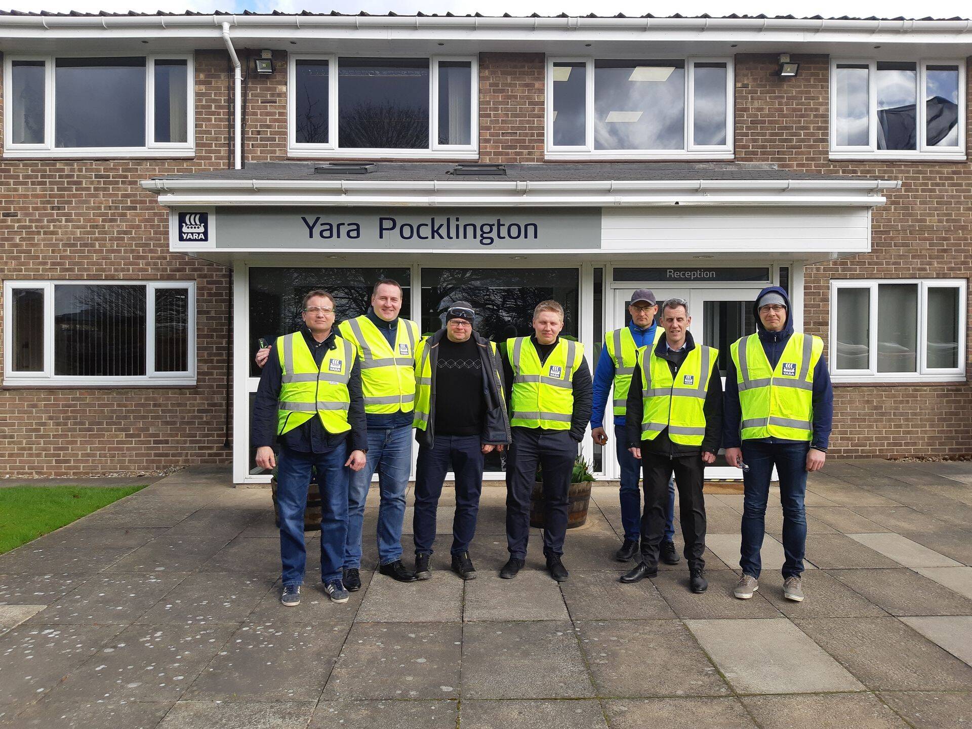 Õppereisi teine päev viis meie parimad teraviljakasvatajad Yara Pocklingtoni väetisetehasesse.