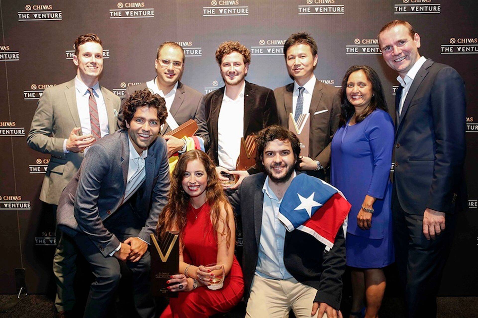 Eelmise aasta Chivas Regal The Venture finalistid ja kohtunikud.