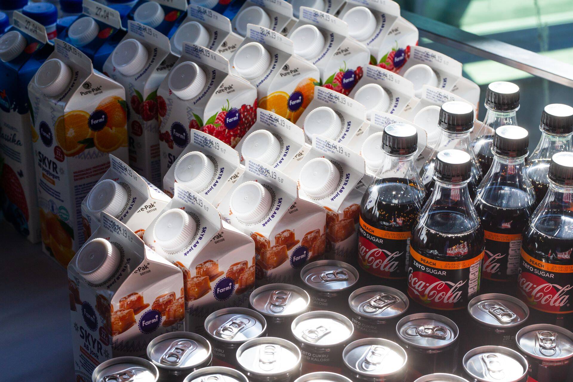 Tootjad vähendavad jookides suhkrusisaldust.