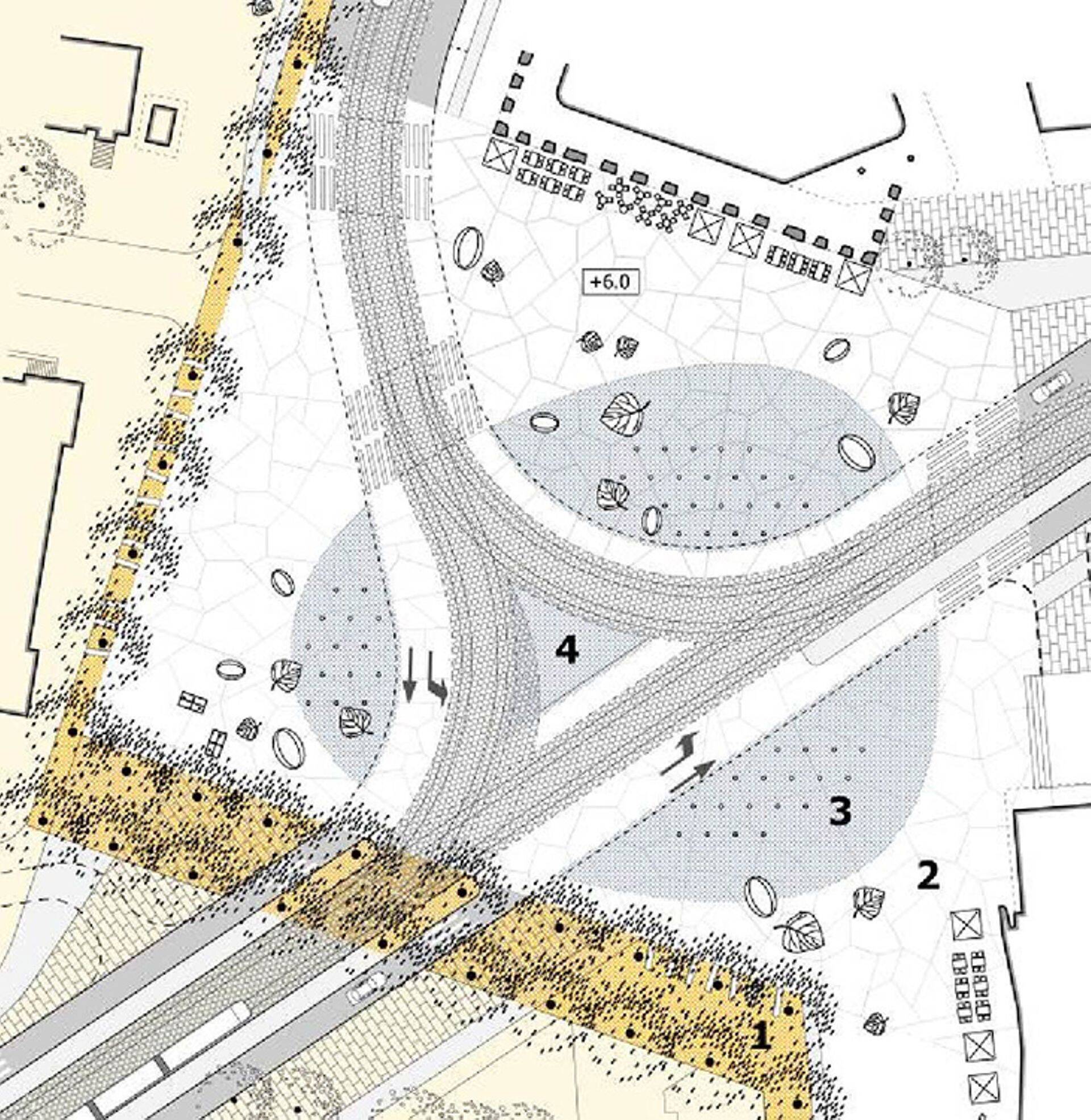 Tallinna peatänava ideekonkursi "Kevad linnas" kohaselt rajatakse Viru ringile veesilm.