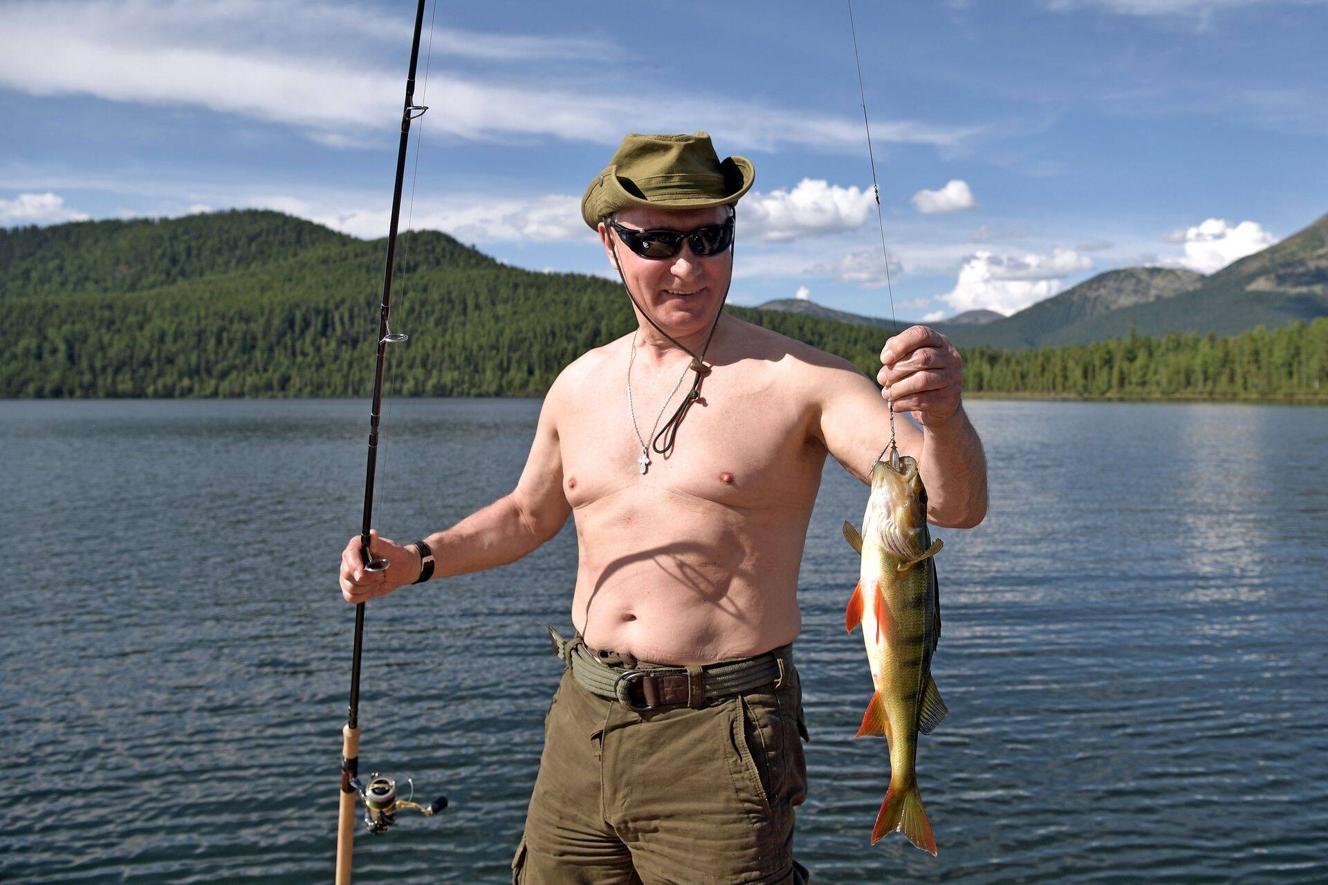 Venemaa president Vladimir Putin käis augusti alguses Tõvas kalal.