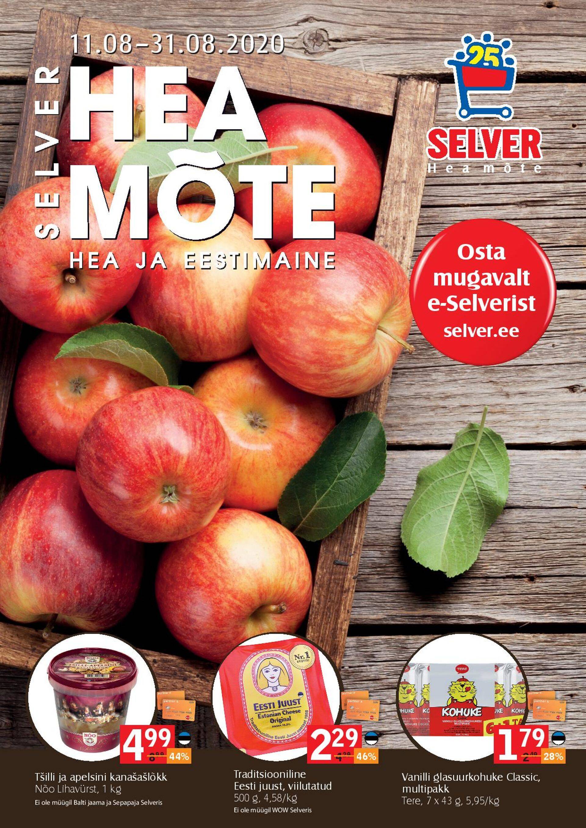 Augustikuu parima otseposti saatis klientidele Selver.