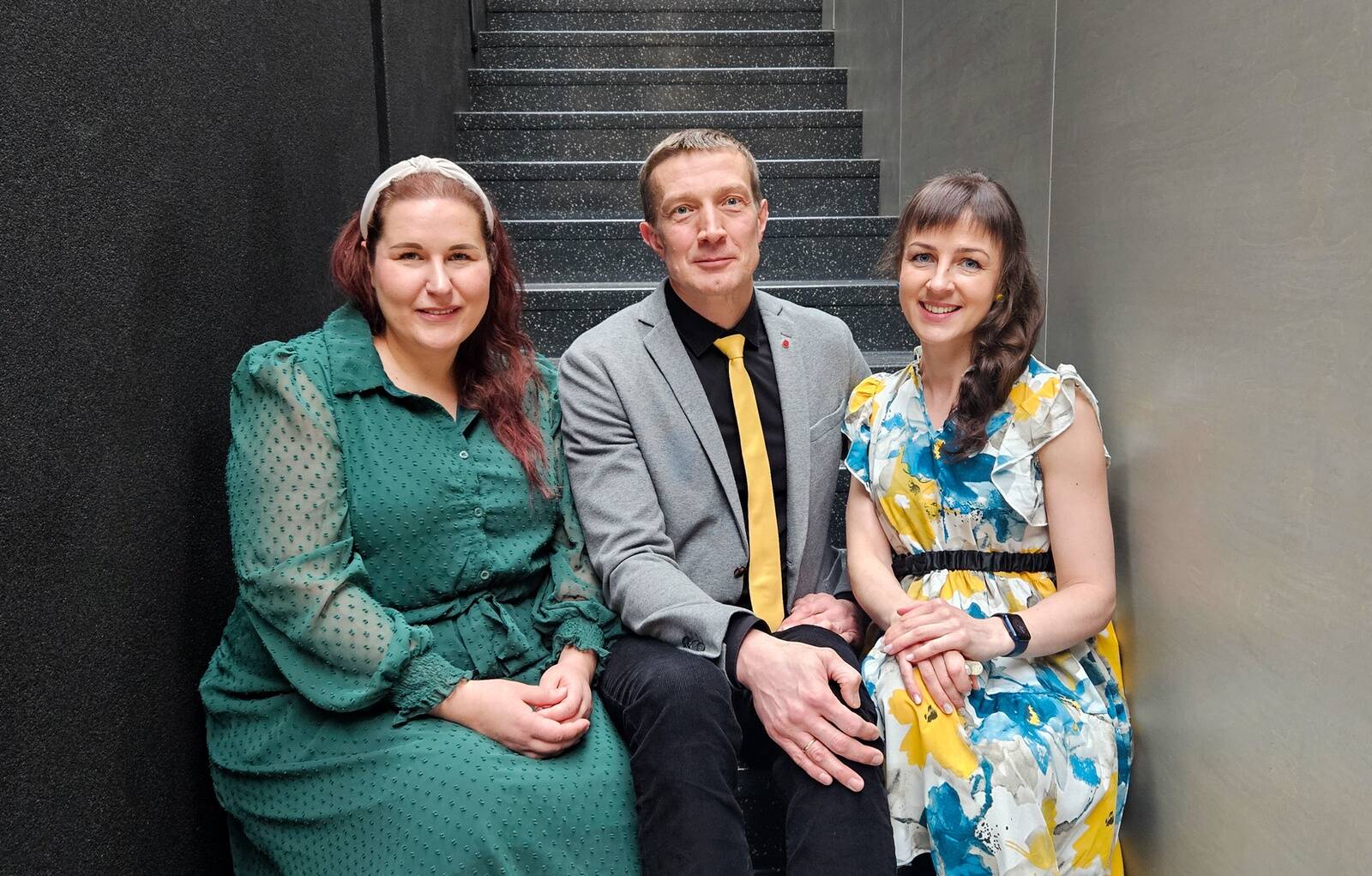Kristi Arula, Priit Sipelgas ja Alyona Stadnik.