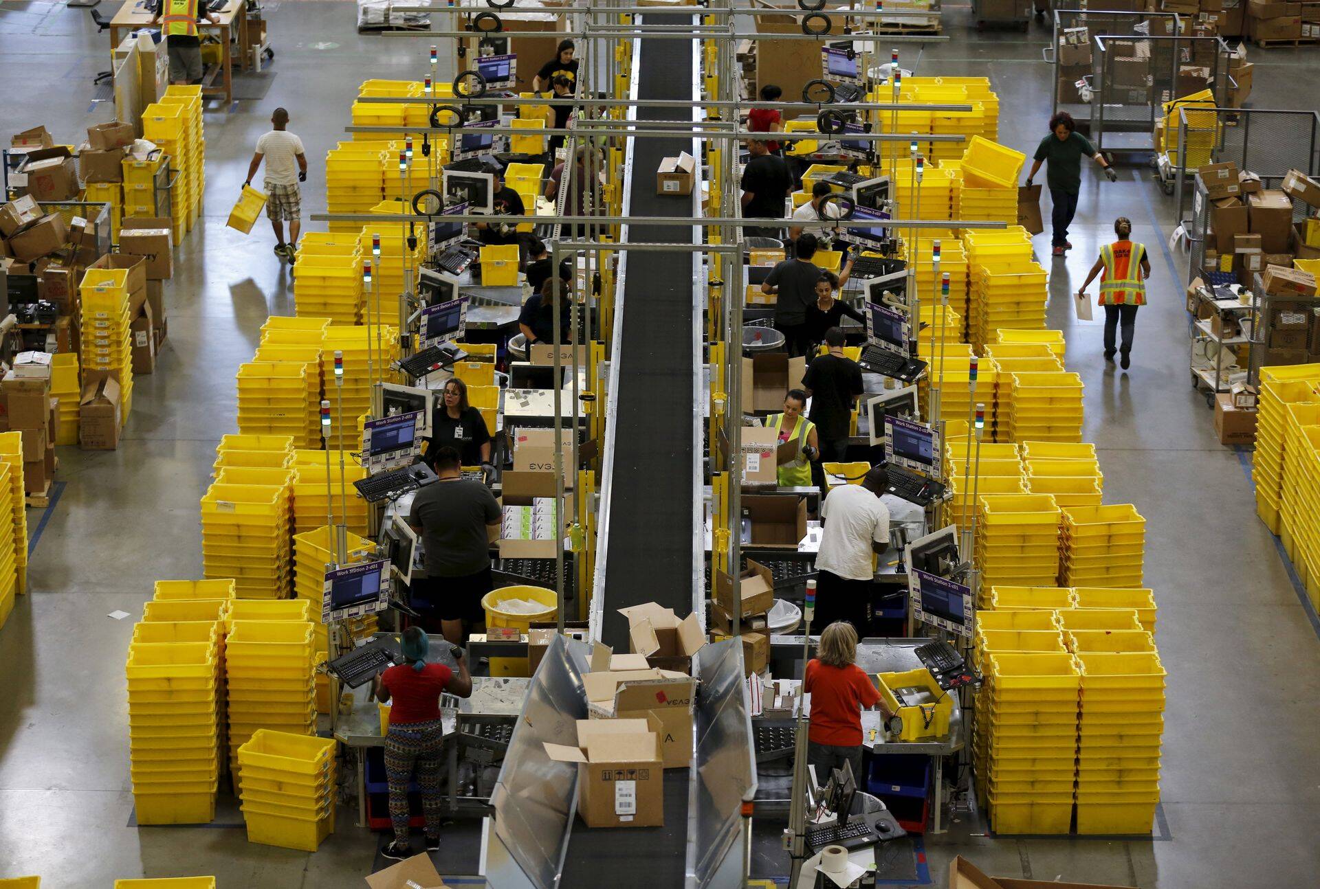 Amazoni logistikakeskus Tracys Californias Ameerika Ühendriikides.