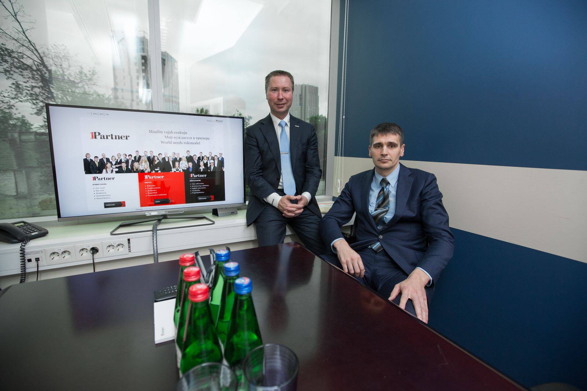 В число владельцев OÜ Real Estate Builders входят бизнесмены Танель Тарум и Мартин Вахтер, которые известны своей деятельностью в предприятии 1Partner. Фото сделано в 2014 году.
