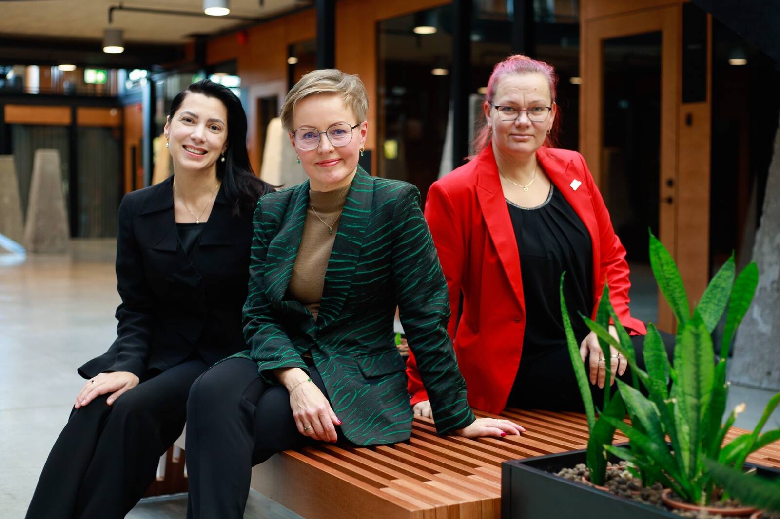 Irene Annus, Kristiina Palm ja Helen Roots.