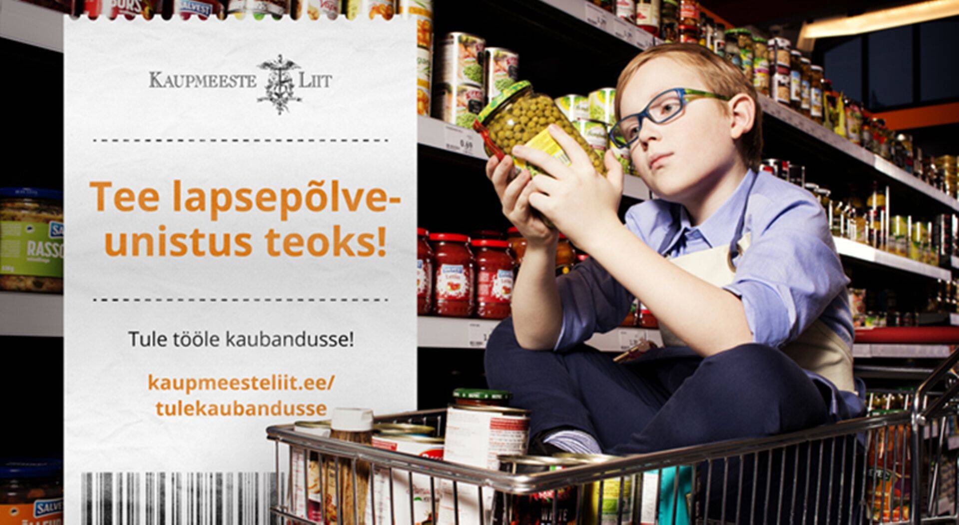 Kaupmeeste Liit üritab humoorikate reklaamklippidega sektori mainet tõsta ja noori tööle meelitada.