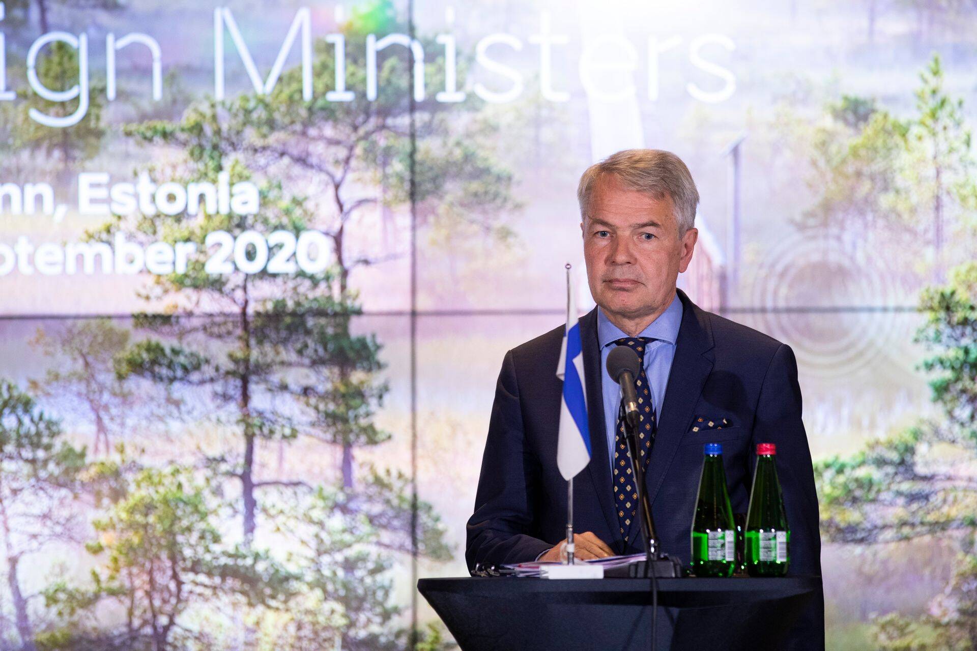 Министр иностранных дел Финляндии Пекка Хаависто.