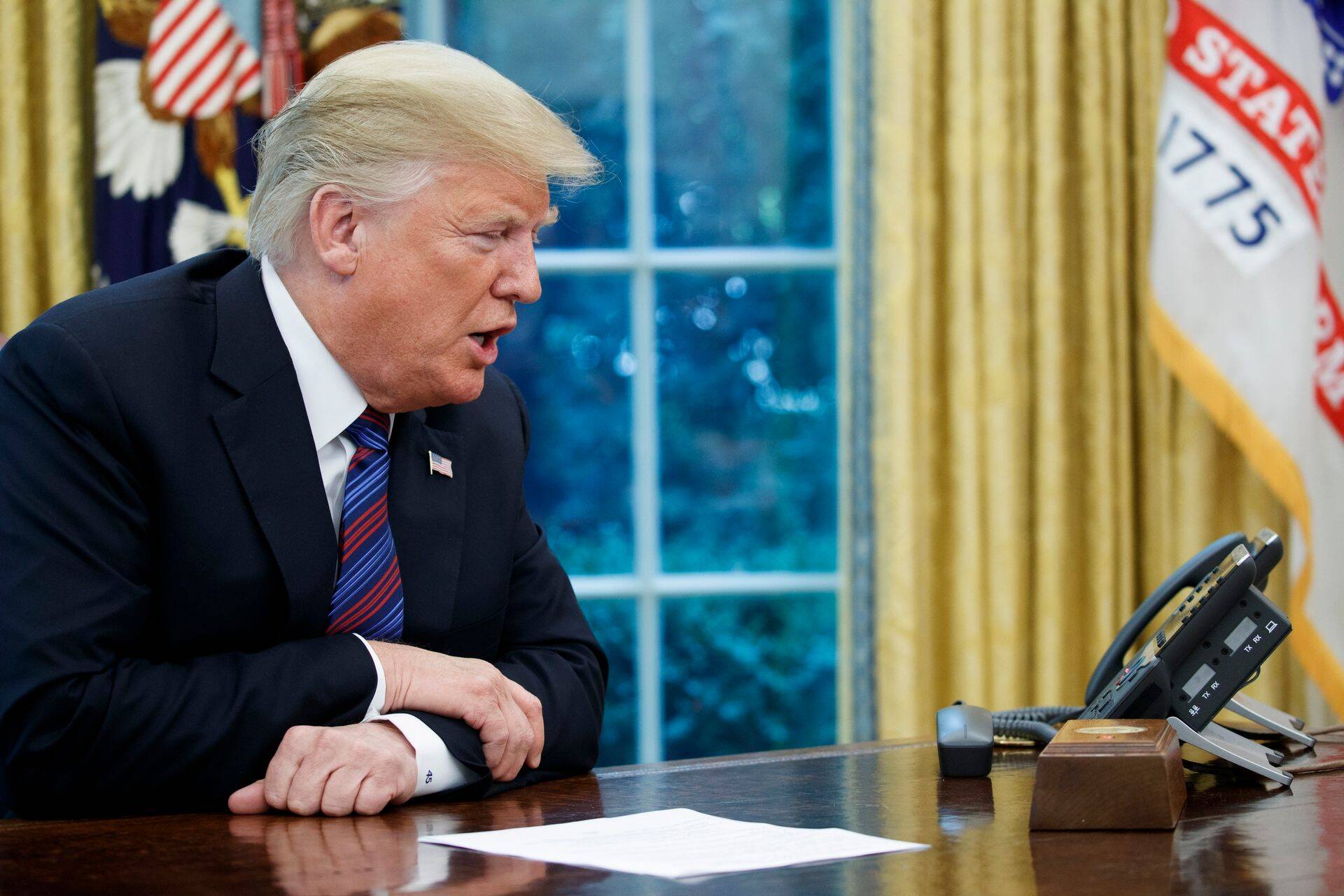 President Trump telefonikõneluses Mehhiko presidendi Enrique Pena Nietoga.