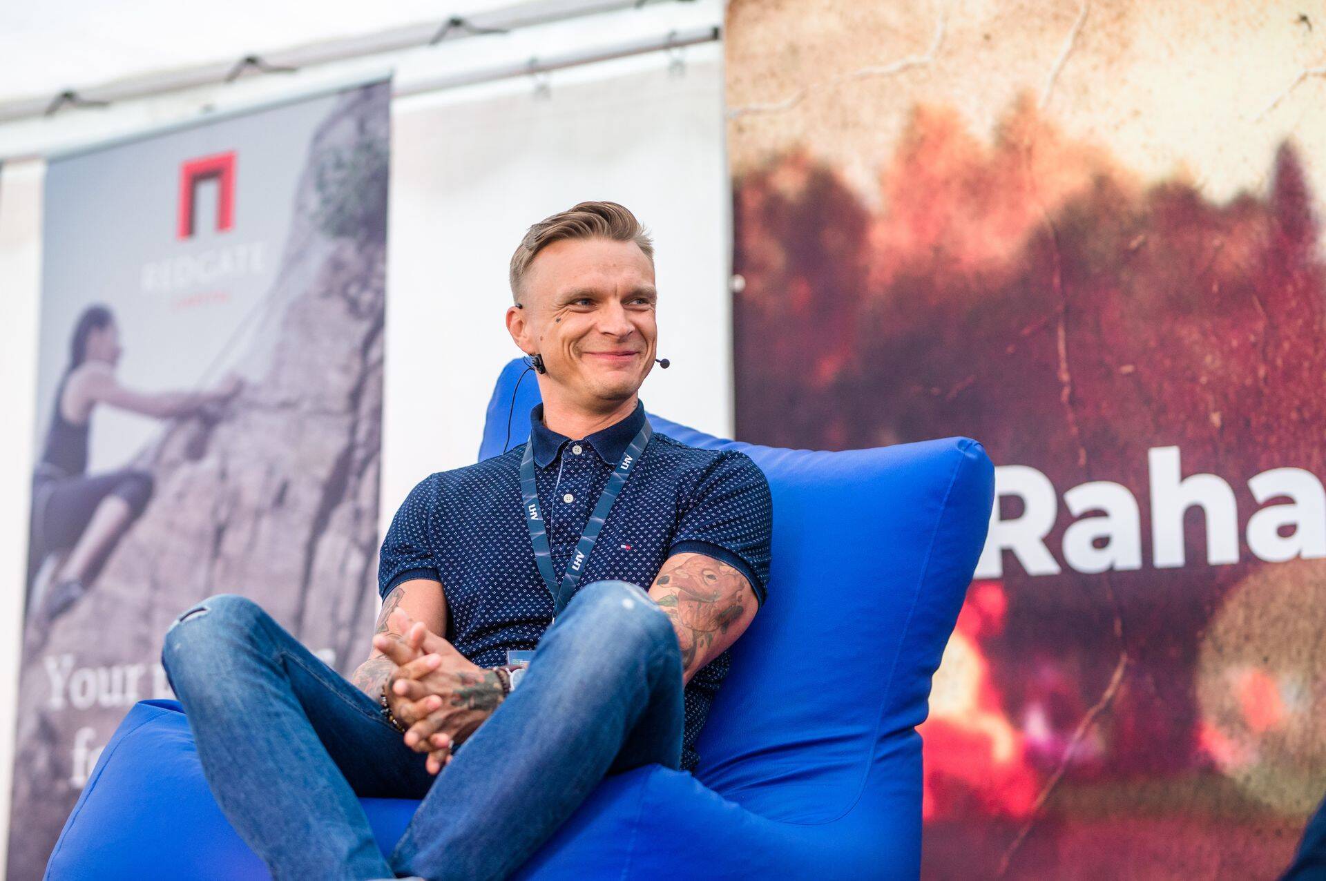 Tanel Padar on aktiivne investor ning oodatud esineja erinevatel investeerimisüritustel. Foto on tehtud 2018. aastal Investeerimisfestivalil.