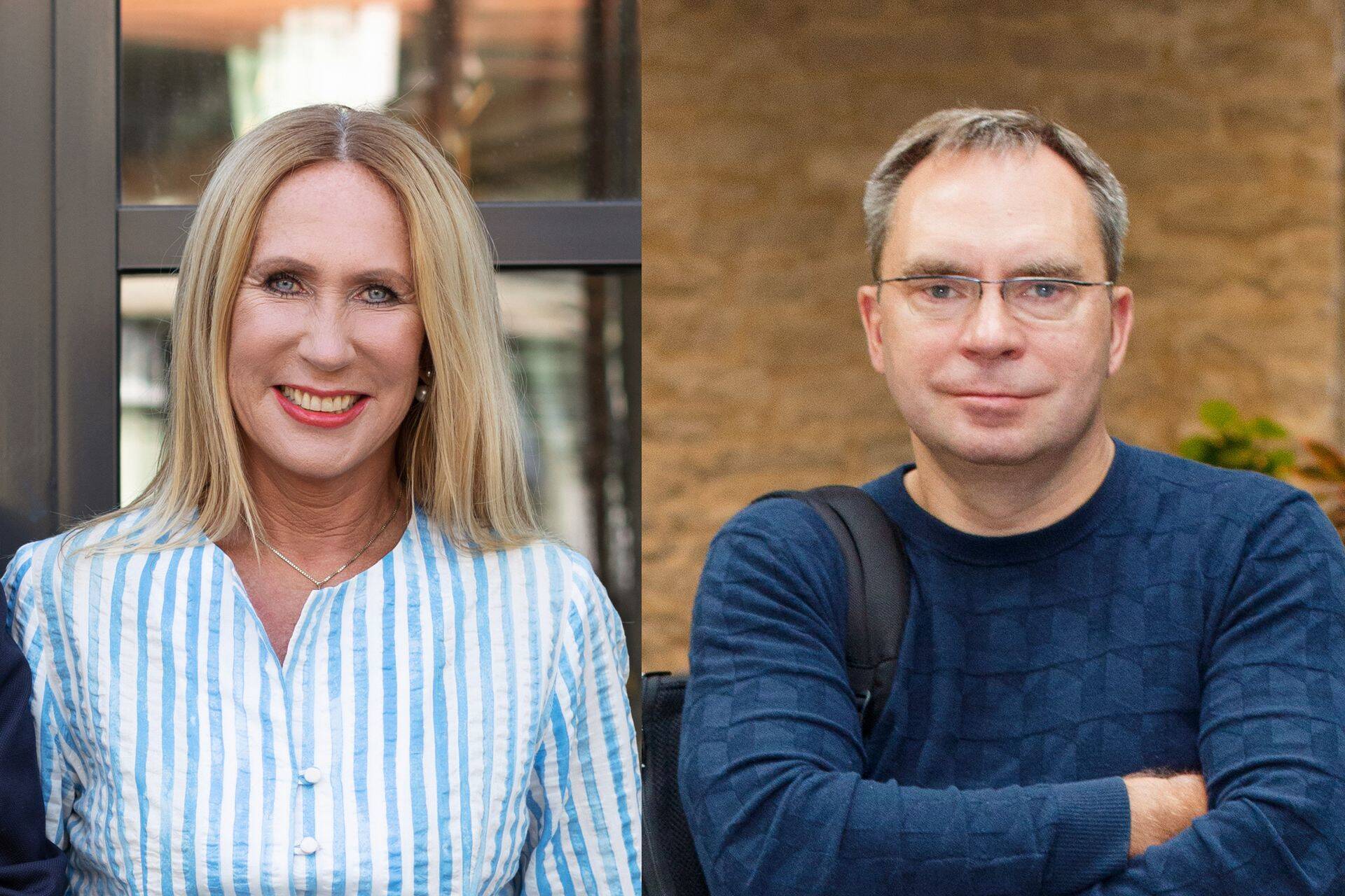 Idufirma Modularbank asutaja ja juht Vilve Vene ja idufirma Xolo tegevjuht Allan Martinson.