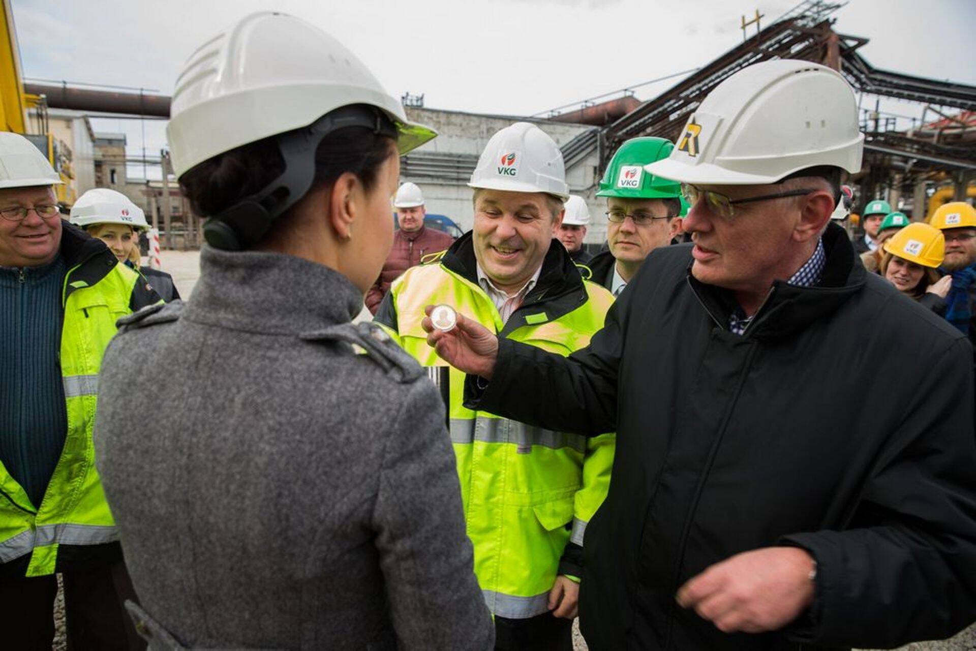 Remeksi Keskuse juhatuse liige Vladimir Pupkevitš 2014. aastal Petroter 3 õlitehase le nurgakivi panemisel.