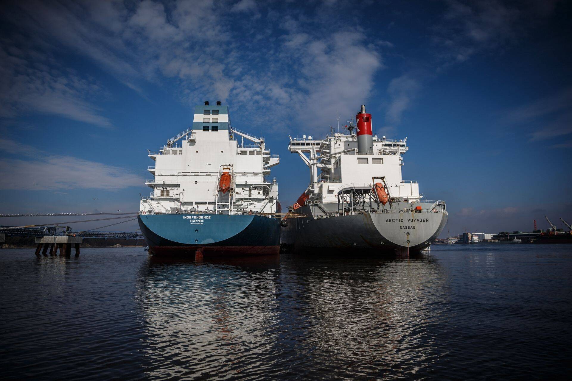 Klaipeda sadamas asuv LNG ujuvterminal Independence.