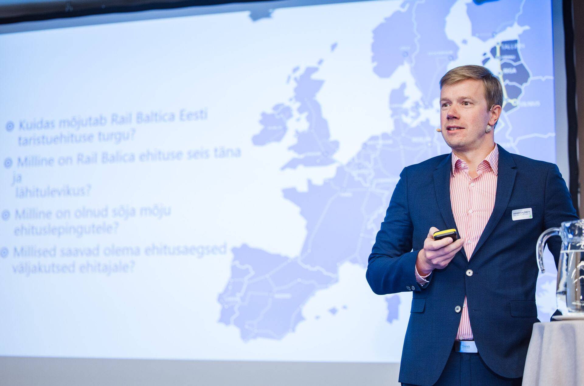 Rail Baltic Estonia juhatuse esimees Anvar Salomets.