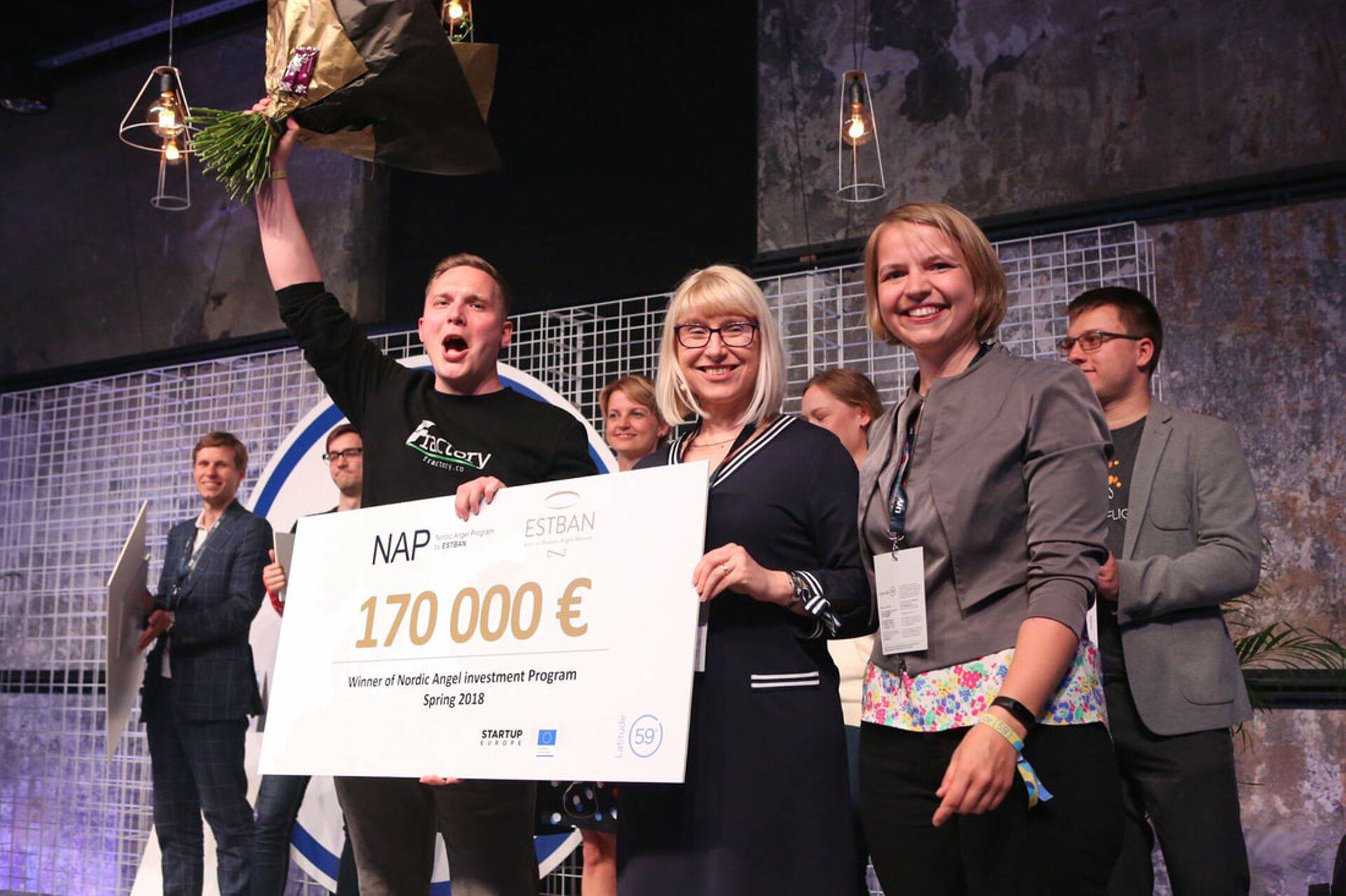 Kevadel pälvis äriinglitelt 175 000eurose investeeringu Fractory.
