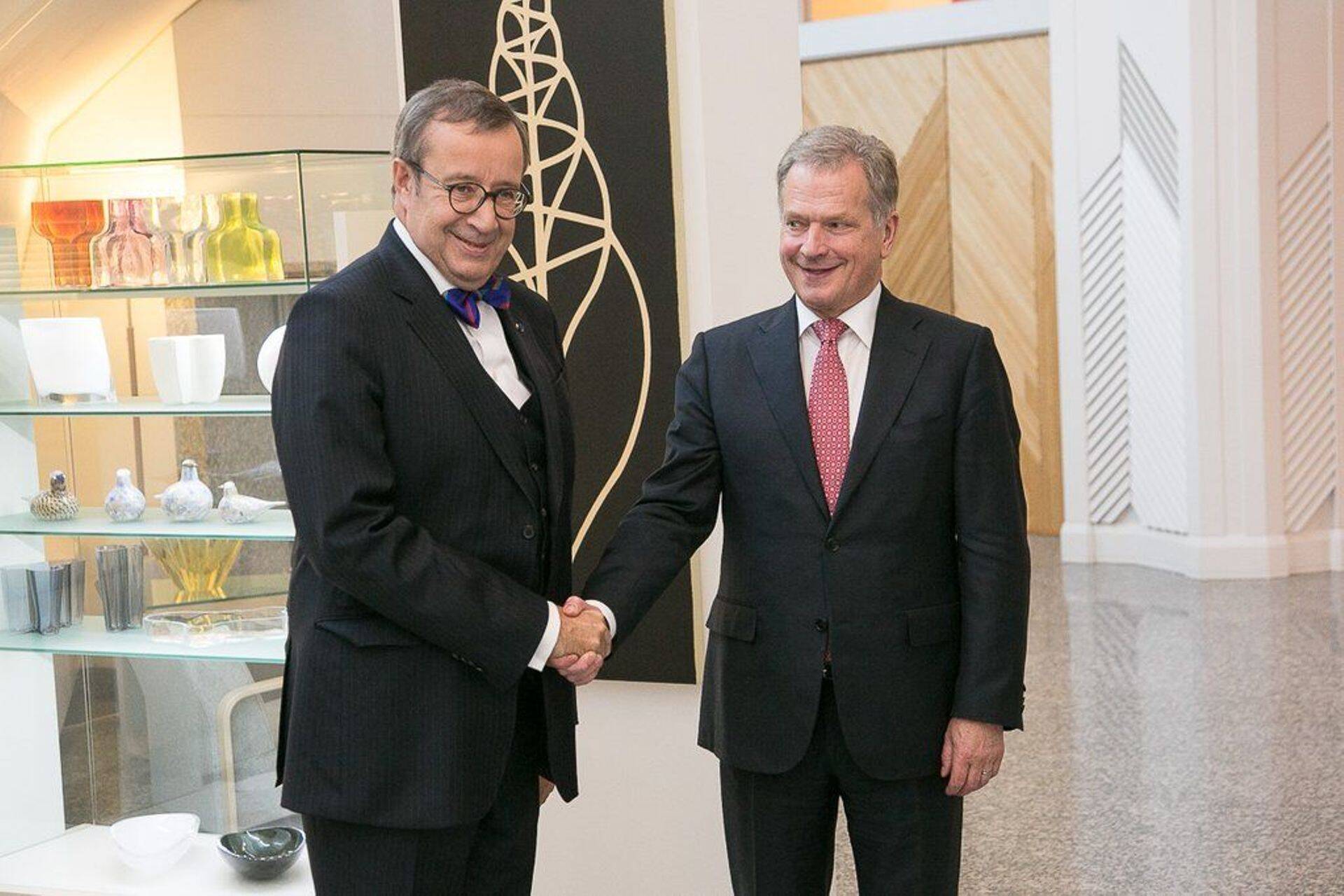President Toomas Hendrik Ilves ja Soome riigipea Sauli Niinistö.