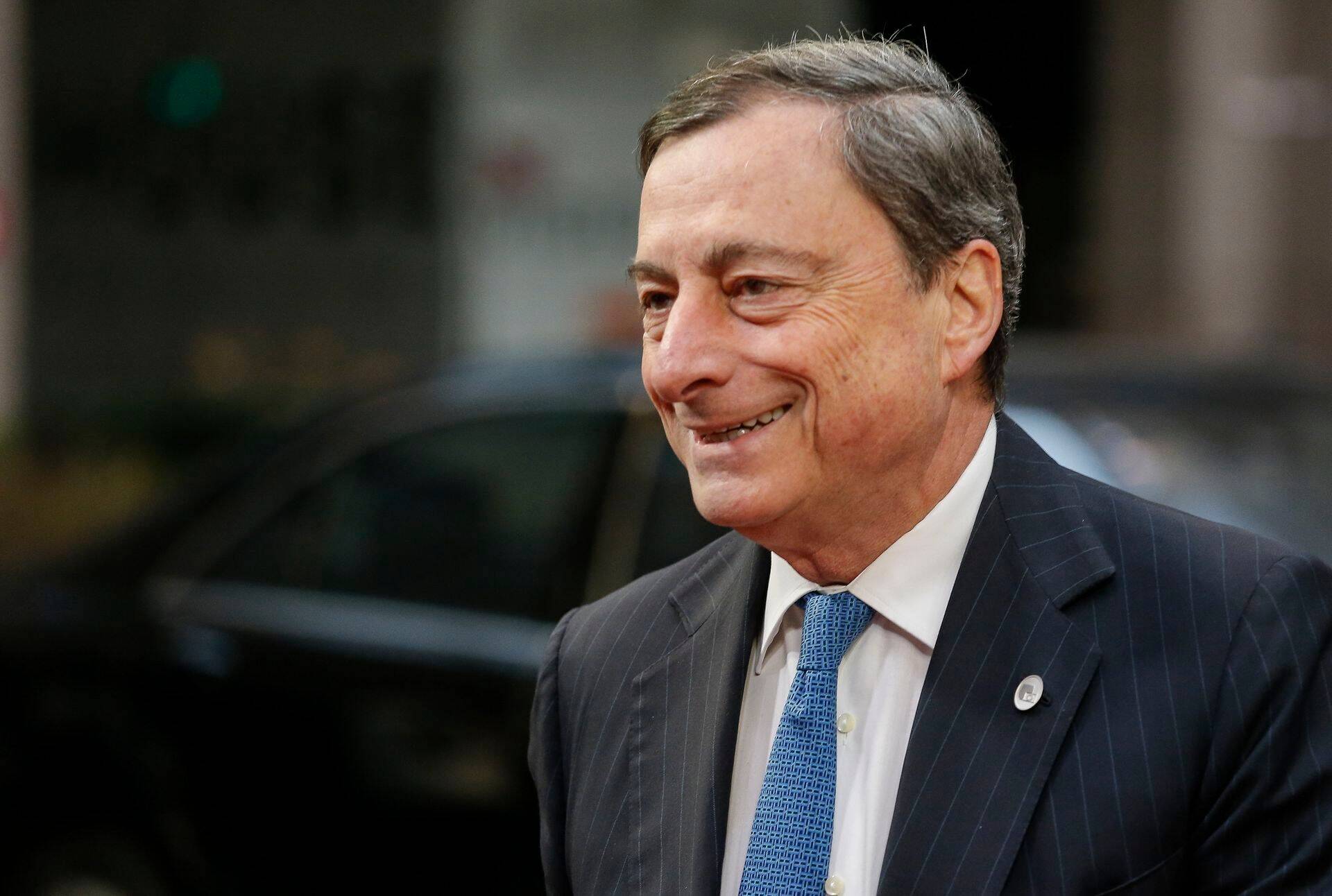 Euroopa Keskpanga juht Mario Draghi Brüsselis Ülemkogul