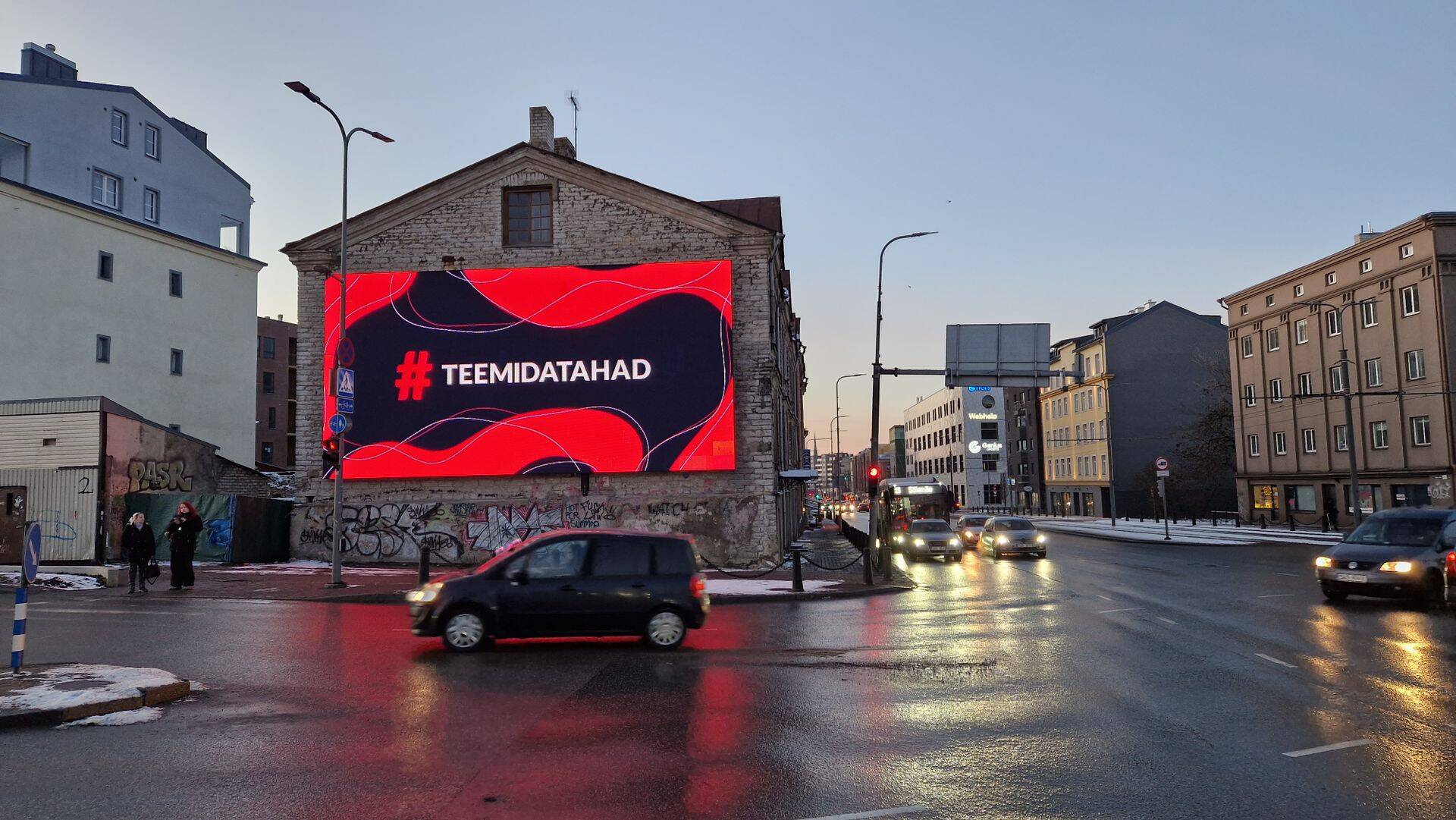 Kampaaniaplakat Tallinnas,