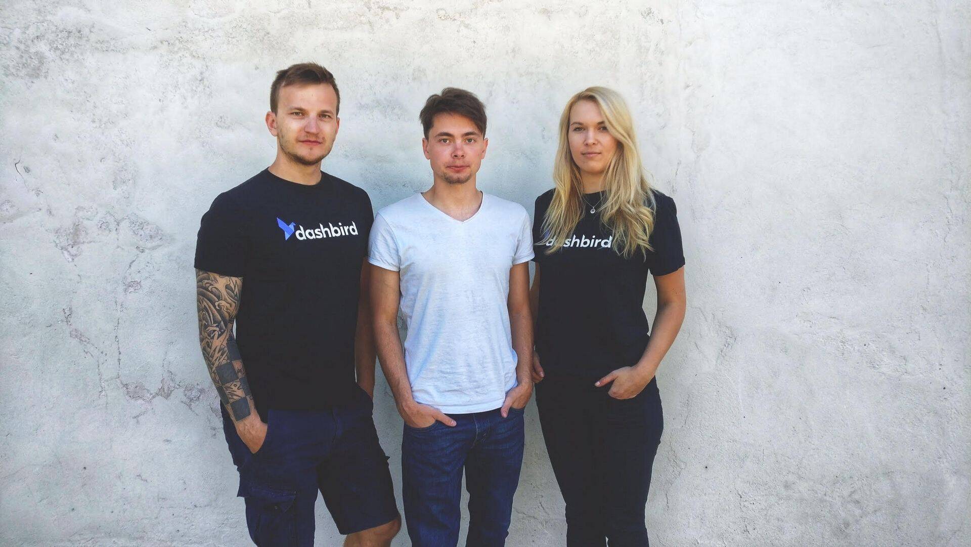Dashbirdi asutajad Mikk Kirštein, Taavi Rehemägi ja Annika Helendi.