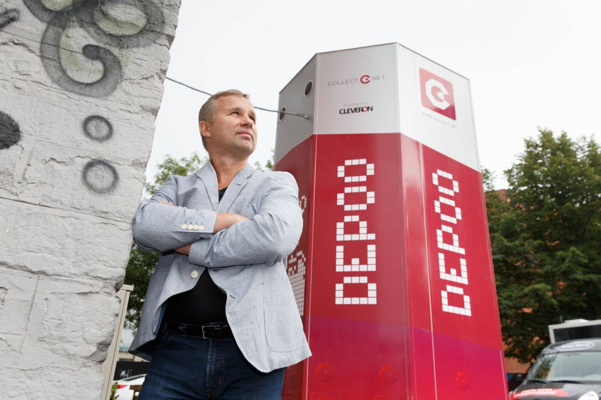 Tööstussektori kõige konkurentsivõimelisem ettevõte on Cleveron. Foto ettevõtte asutaja Arno Kütt.