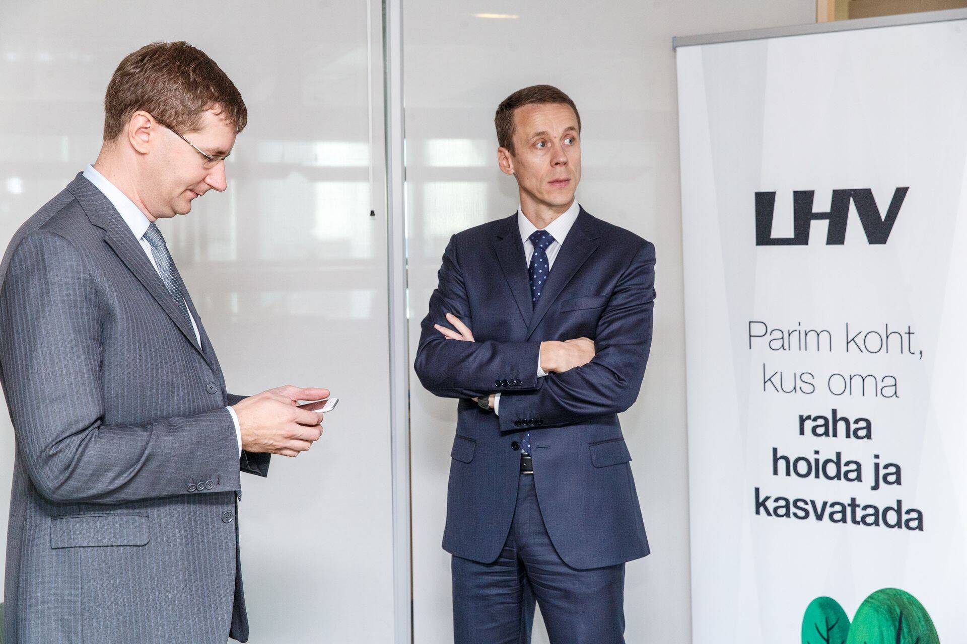 LHV juhid Erki Kilu ja Erkki Raasuke