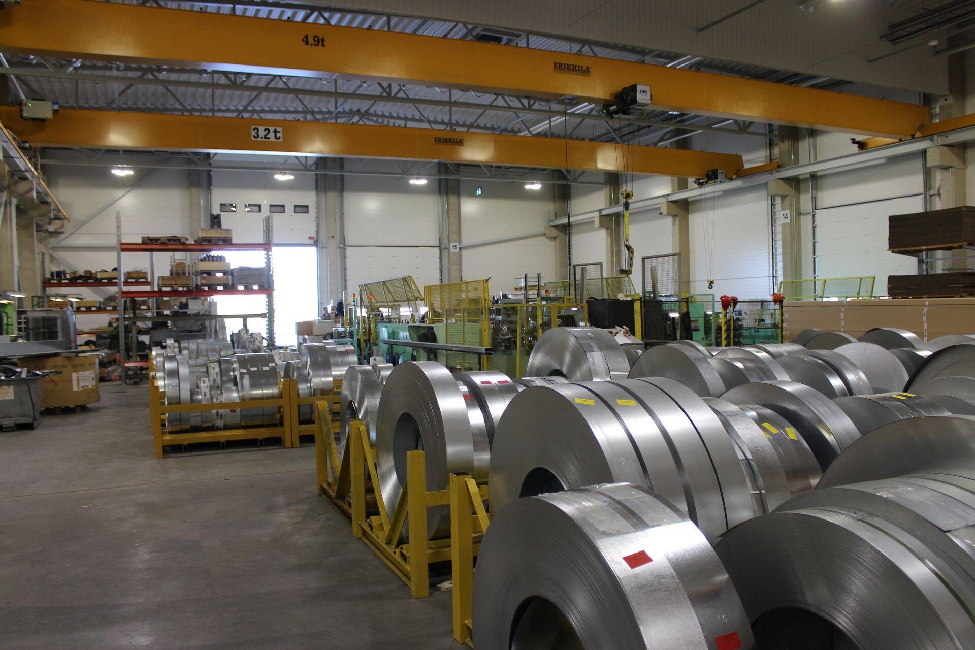 Mahtu suurendas ka metalltoodete tootmine.