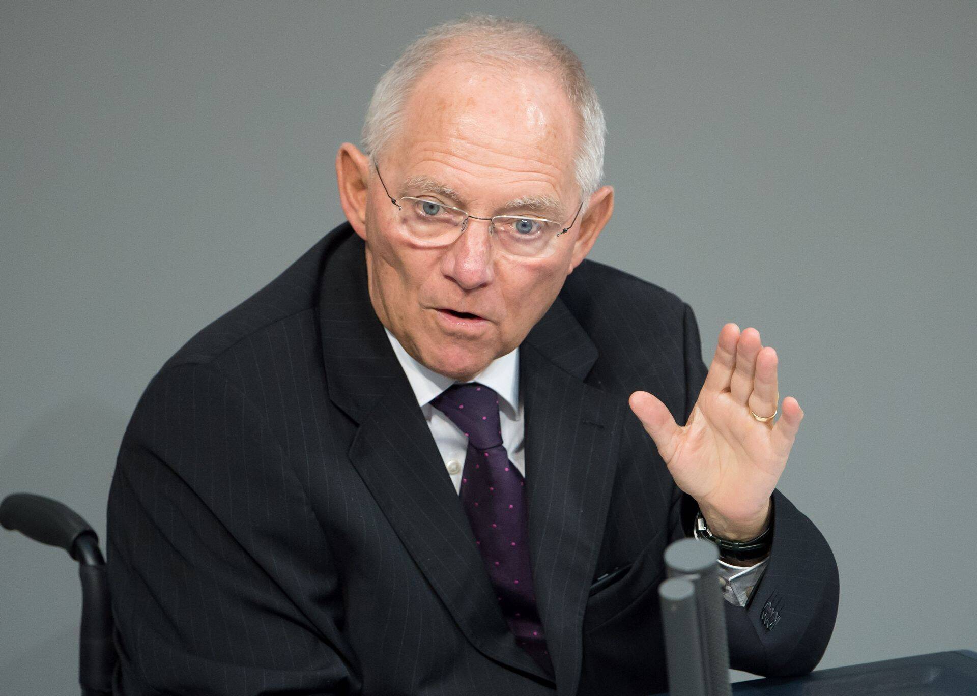 Saksamaa rahandusminister Wolfgang Schäuble.