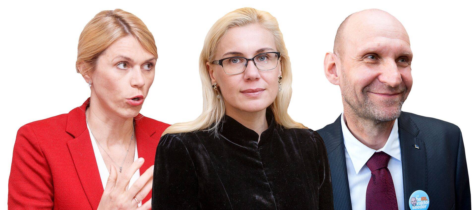 Urve Palo, Kadri Simson ja Helir-Valdor Seeder