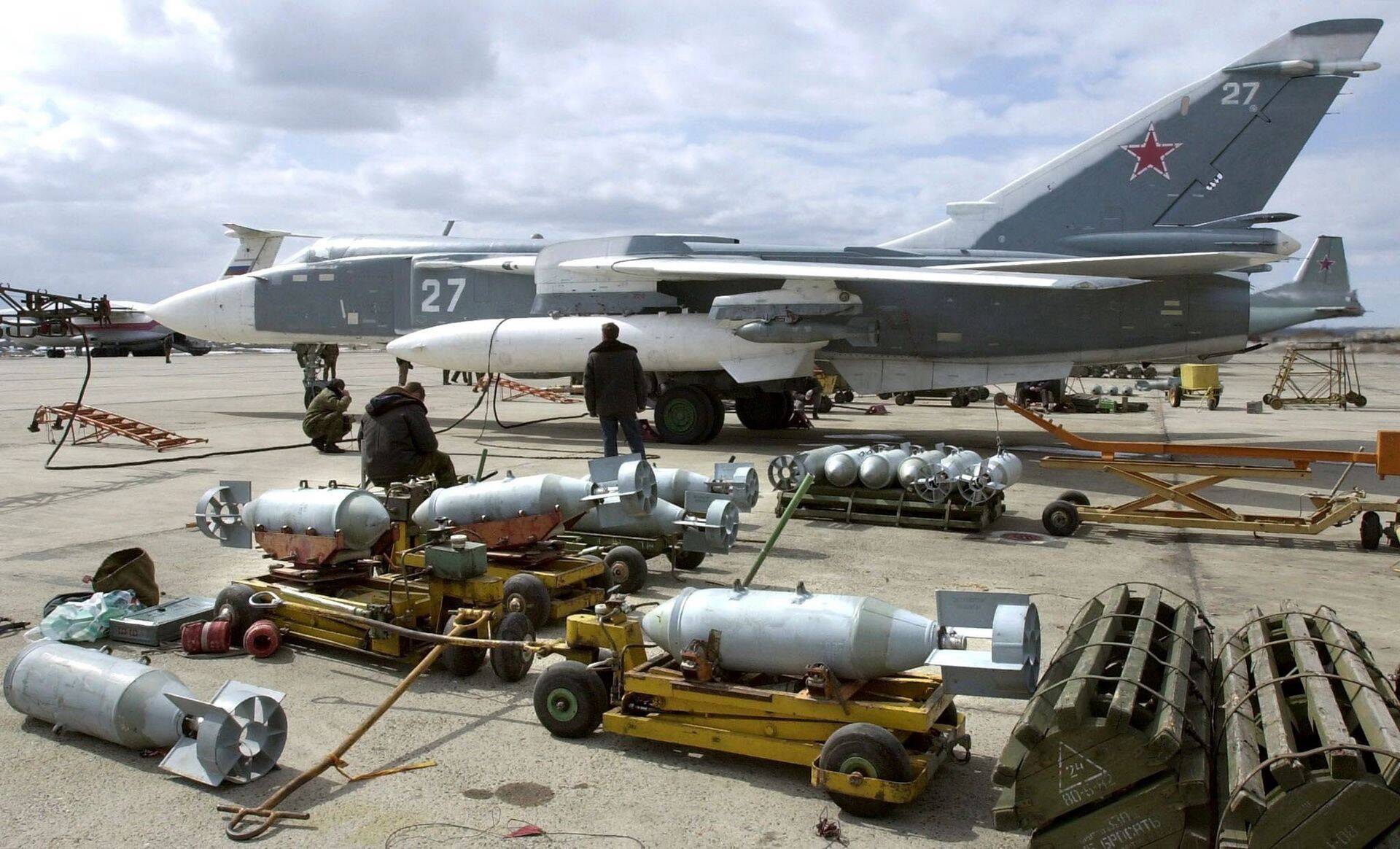 Venelaste ründelennuk Su-24 ja selle varustus.