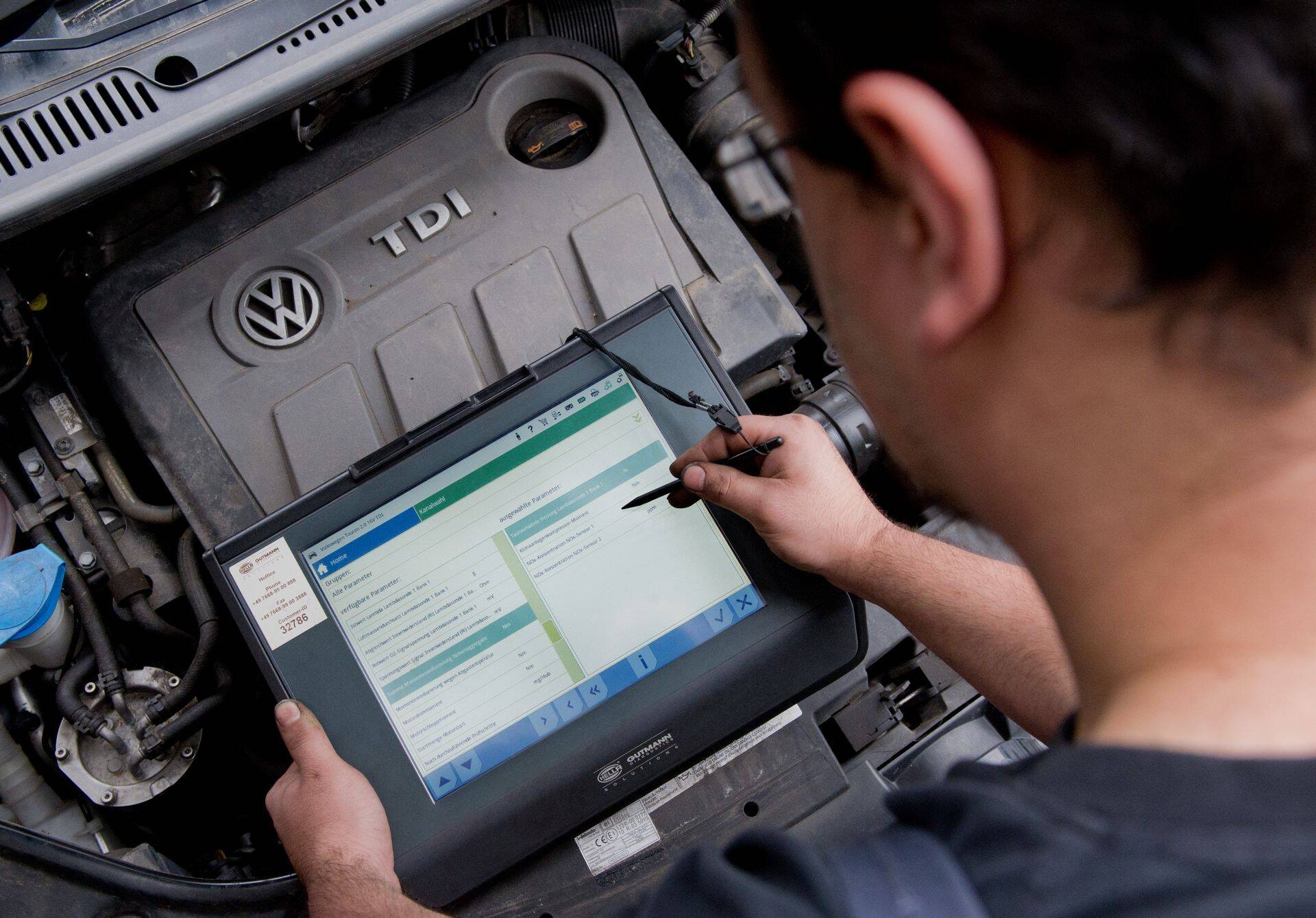 Volkswageni diiselmootor.