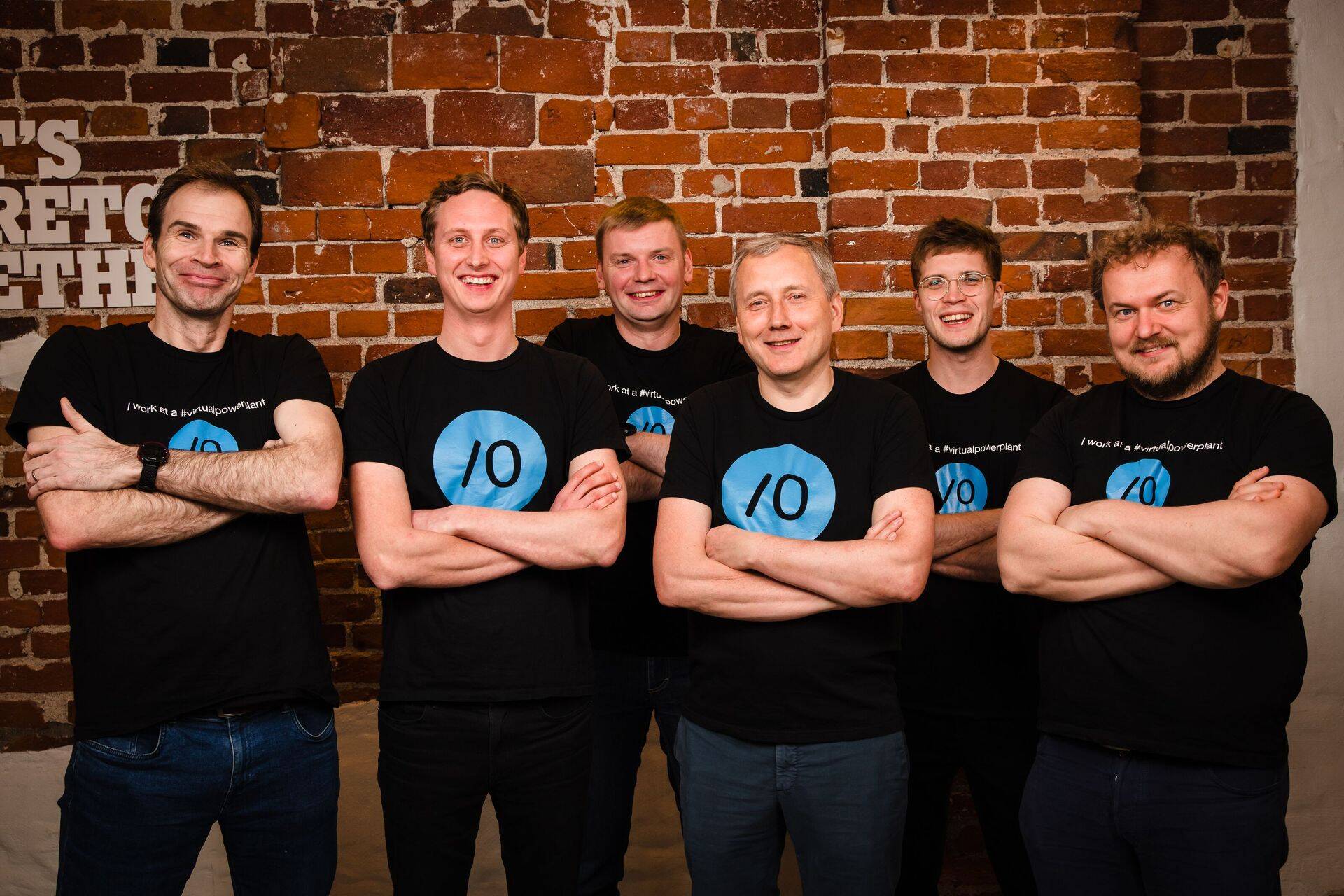 Gridio team with co-founders Konrad Hanschmidt and Sandor Liive (in the middle).
