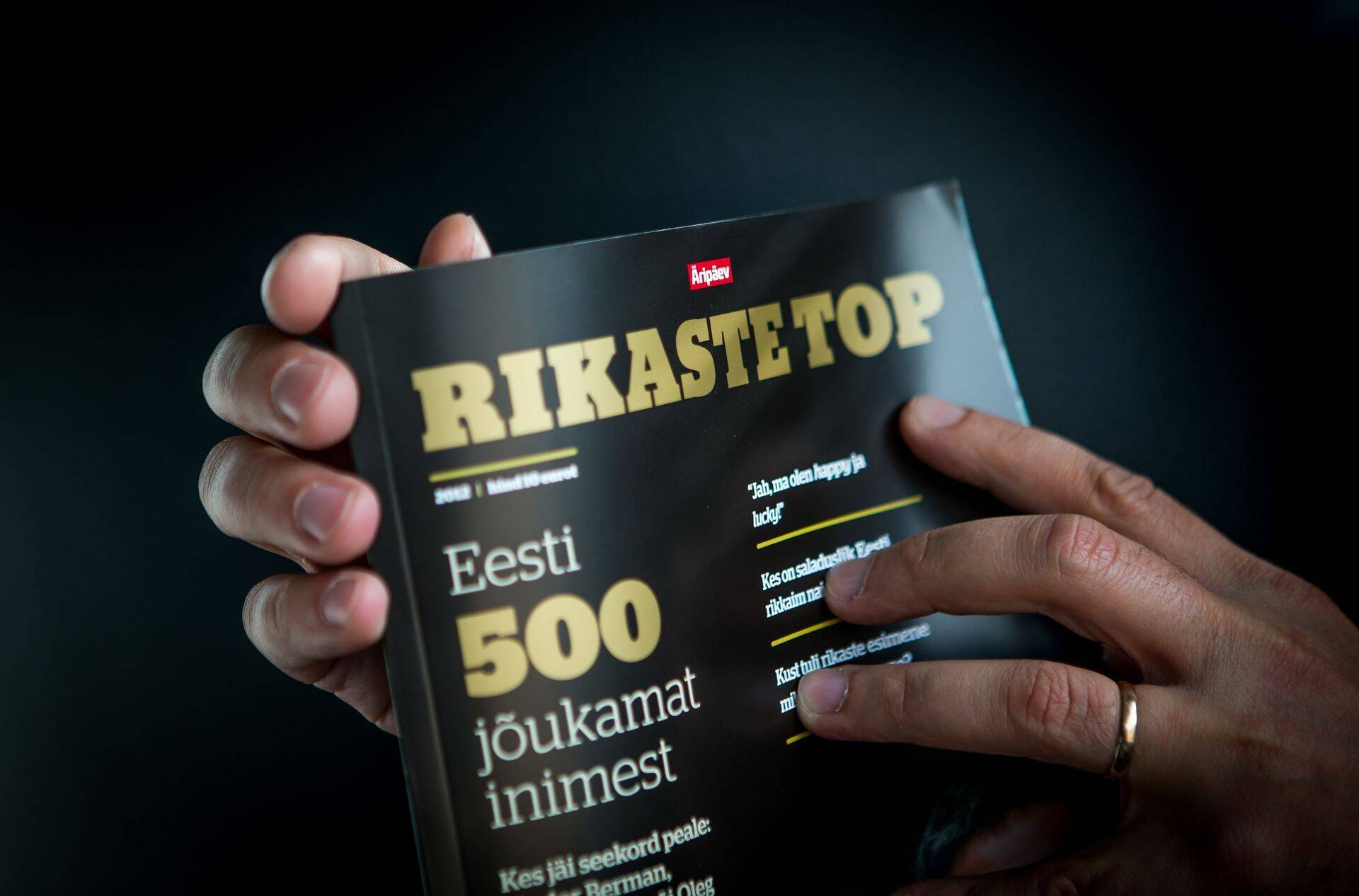Äripäeva eriväljaanne Rikaste TOP.