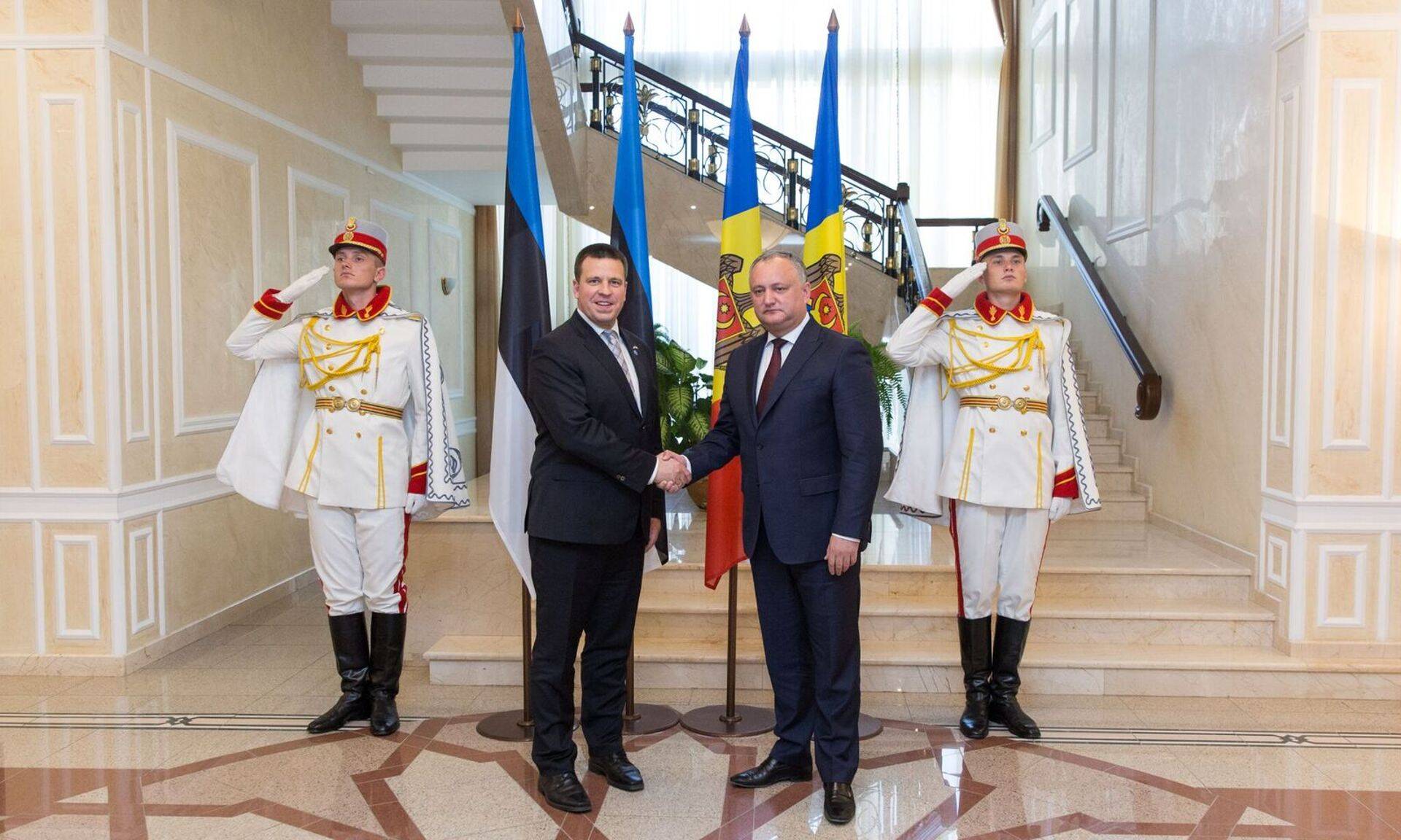 Премьер-министр Эстонии Юри Ратас встретился сегодня в Кишиневе с руководством Республики Молдова
