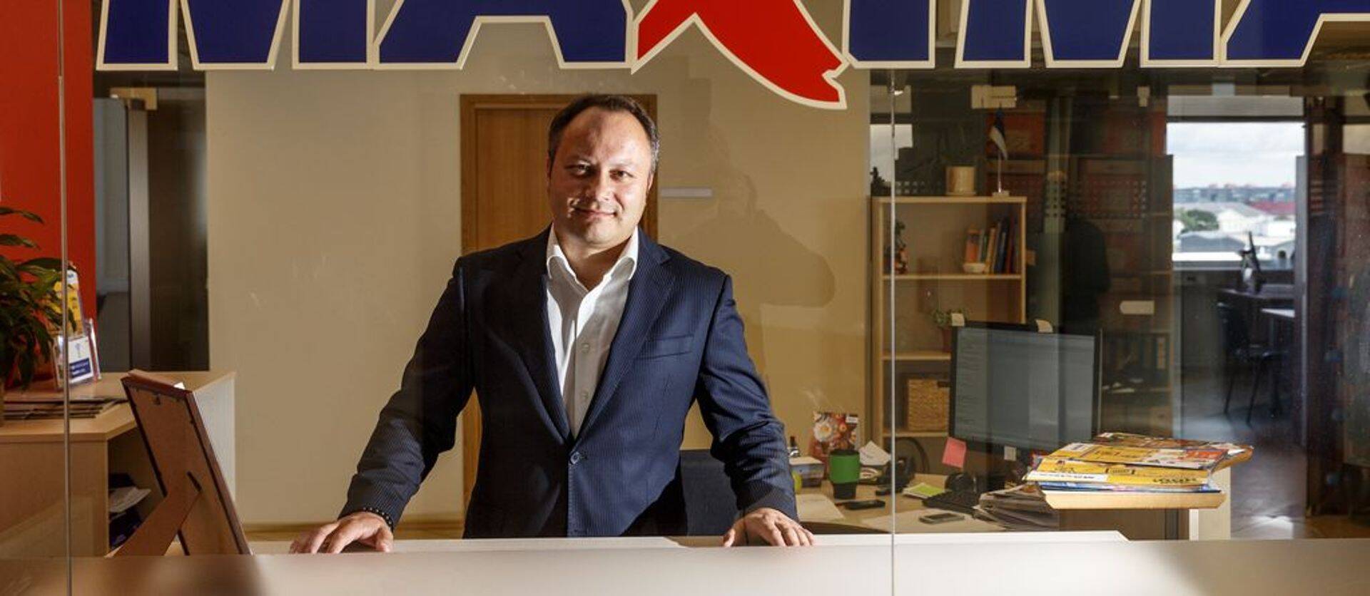 Maxima Eesti peadirektor Vygintas Šapokas.
