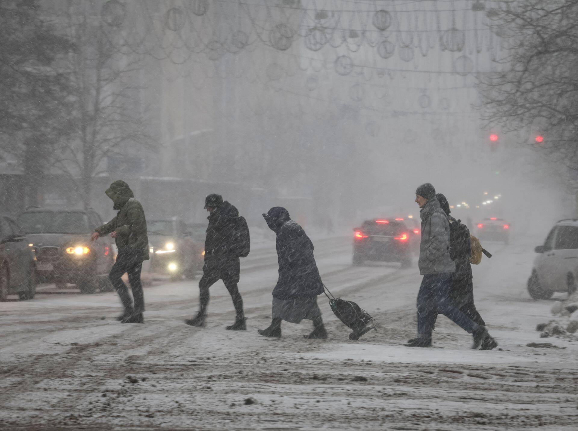 Снегопад в Киеве, 7 декабря