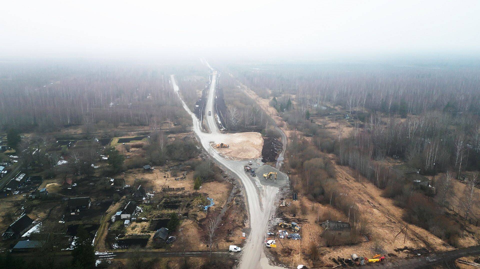 Строительство ветропарка Сопи-Тоотси.