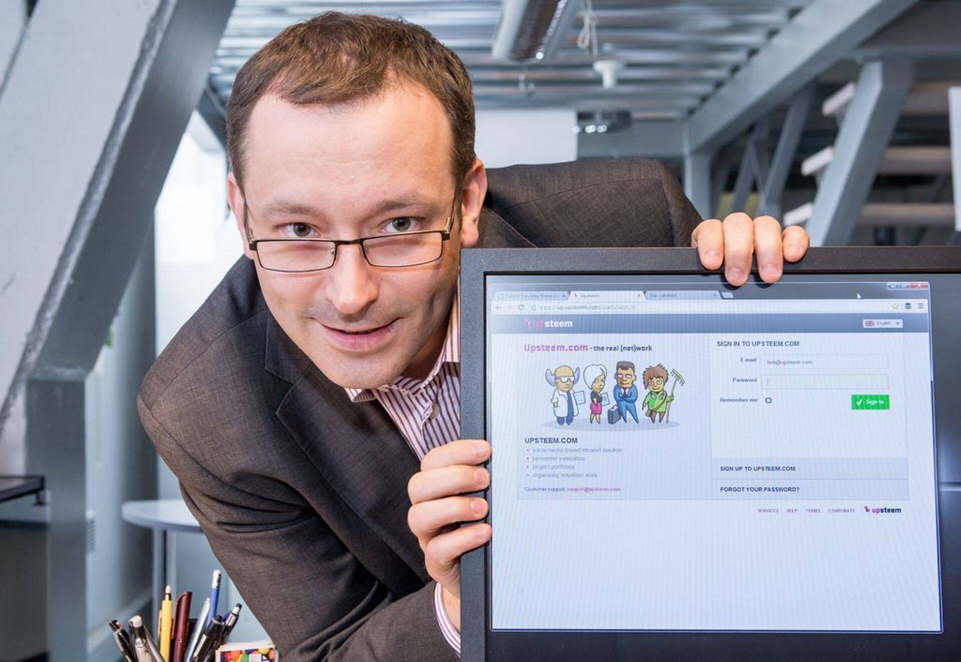 Karl Laas, Upsteem OÜ juhataja ja üks omanikest