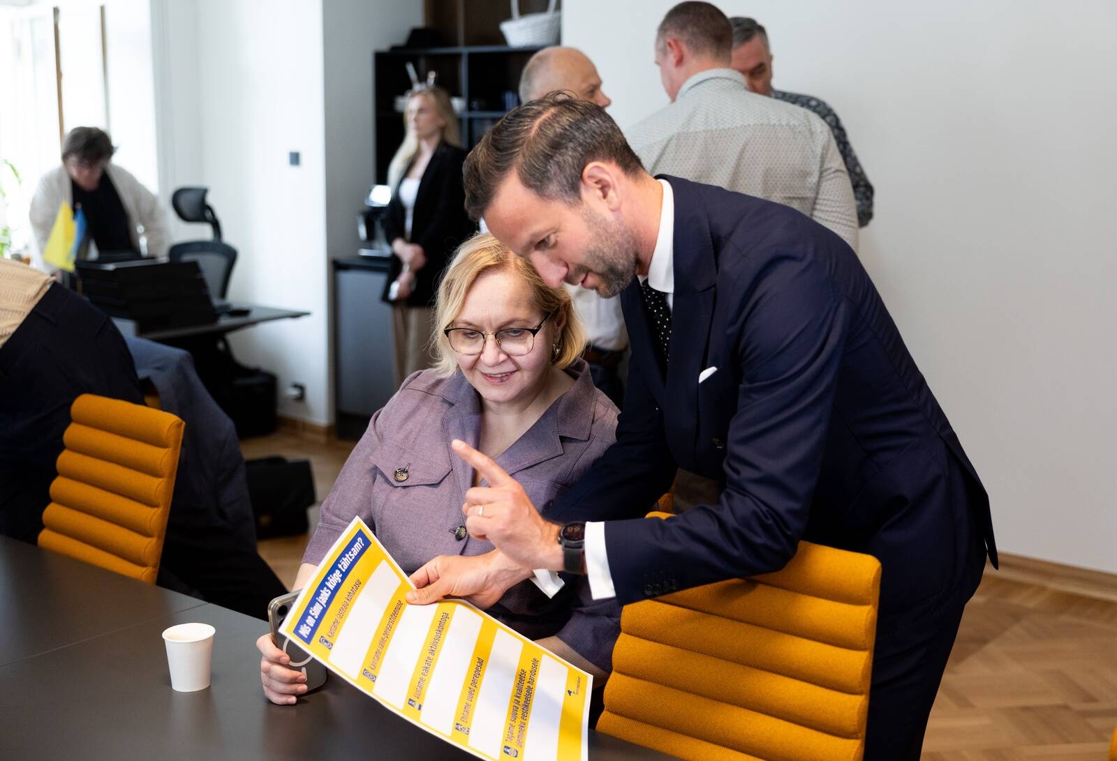 Марис Лаури и Пяртель-Пеэтер Пере.