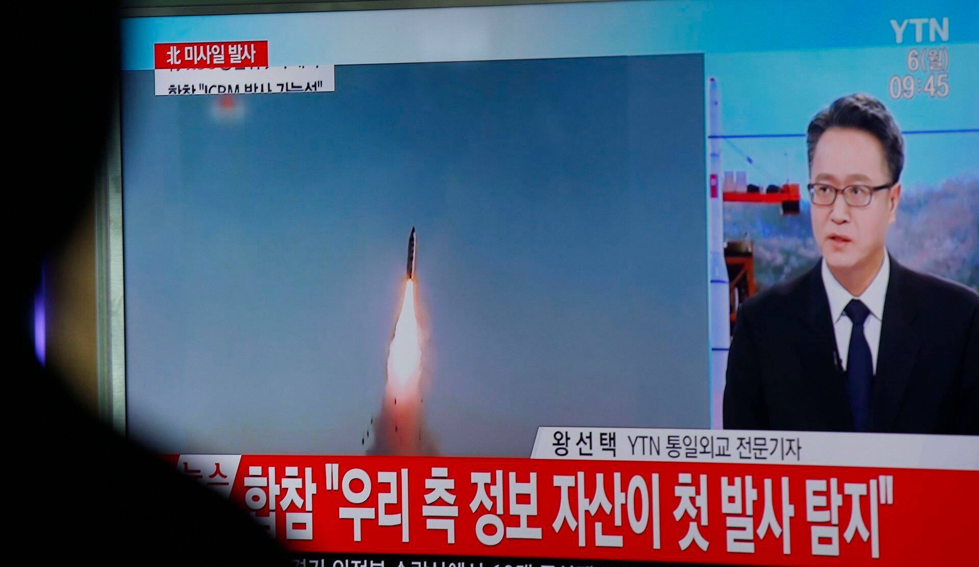 Põhja Korea raketikatsetus.