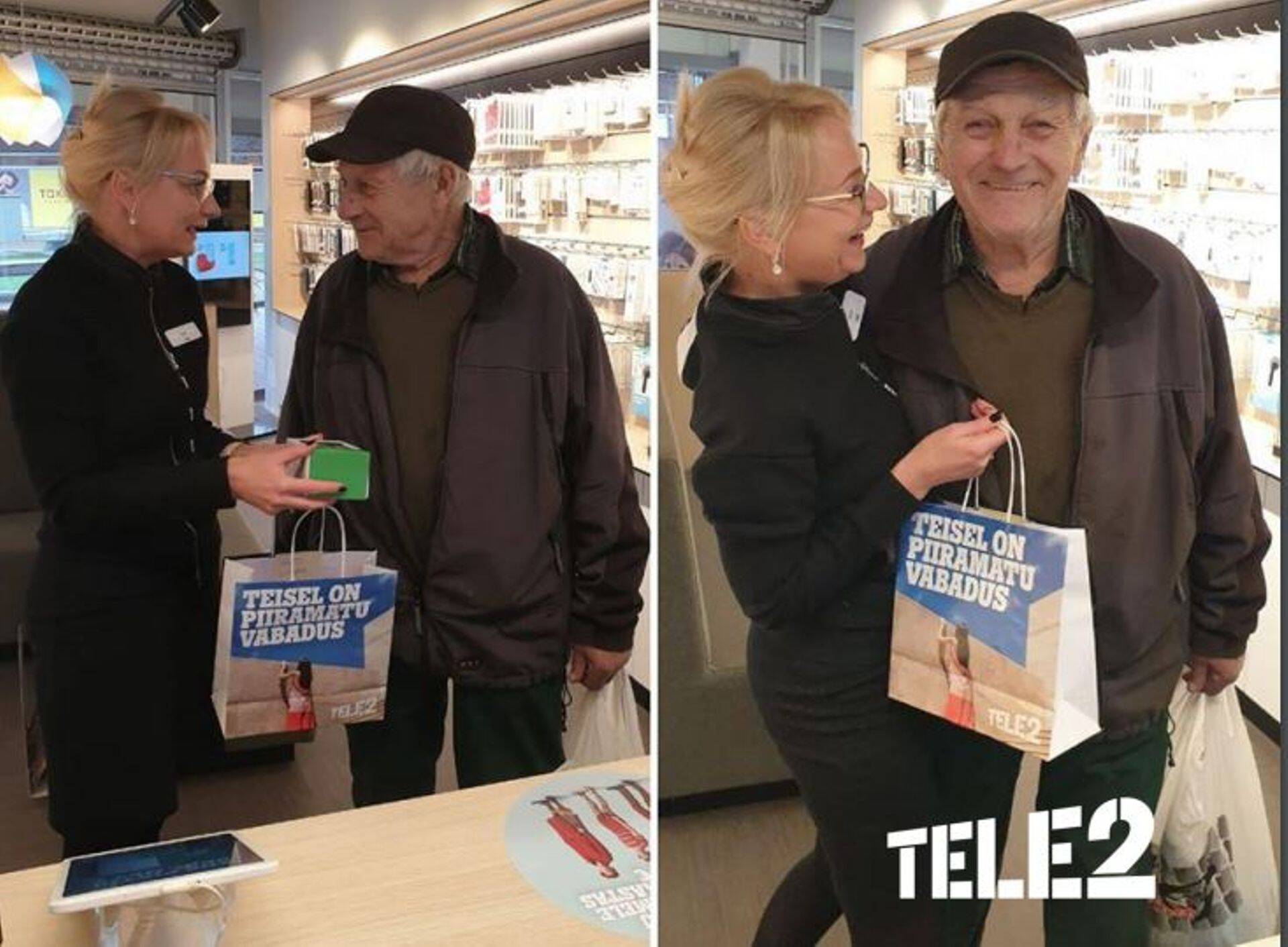 Ants sai Tele2 Eestilt kingituseks uue telefoni
